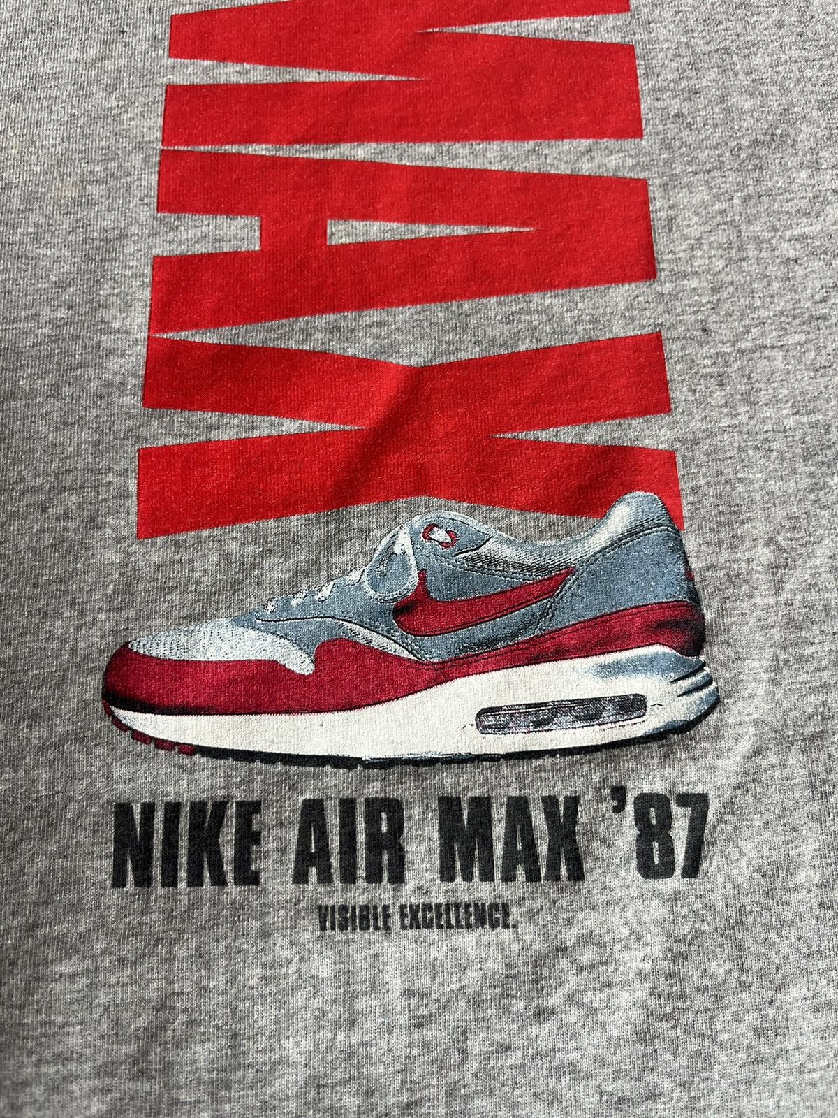 Nike Vintage NIKE AIR MAX ‘87 ( re collection ) 00’s Tshirt Size US L / EU 52-54 / 3 - 10 Thumbnail