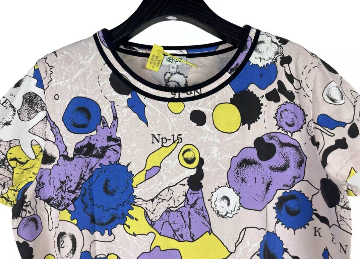 Kenzo Kenzo Artist Collaboration Graffiti Short Sleeve Tee J31 Size US M / EU 48-50 / 2 - 3 Thumbnail