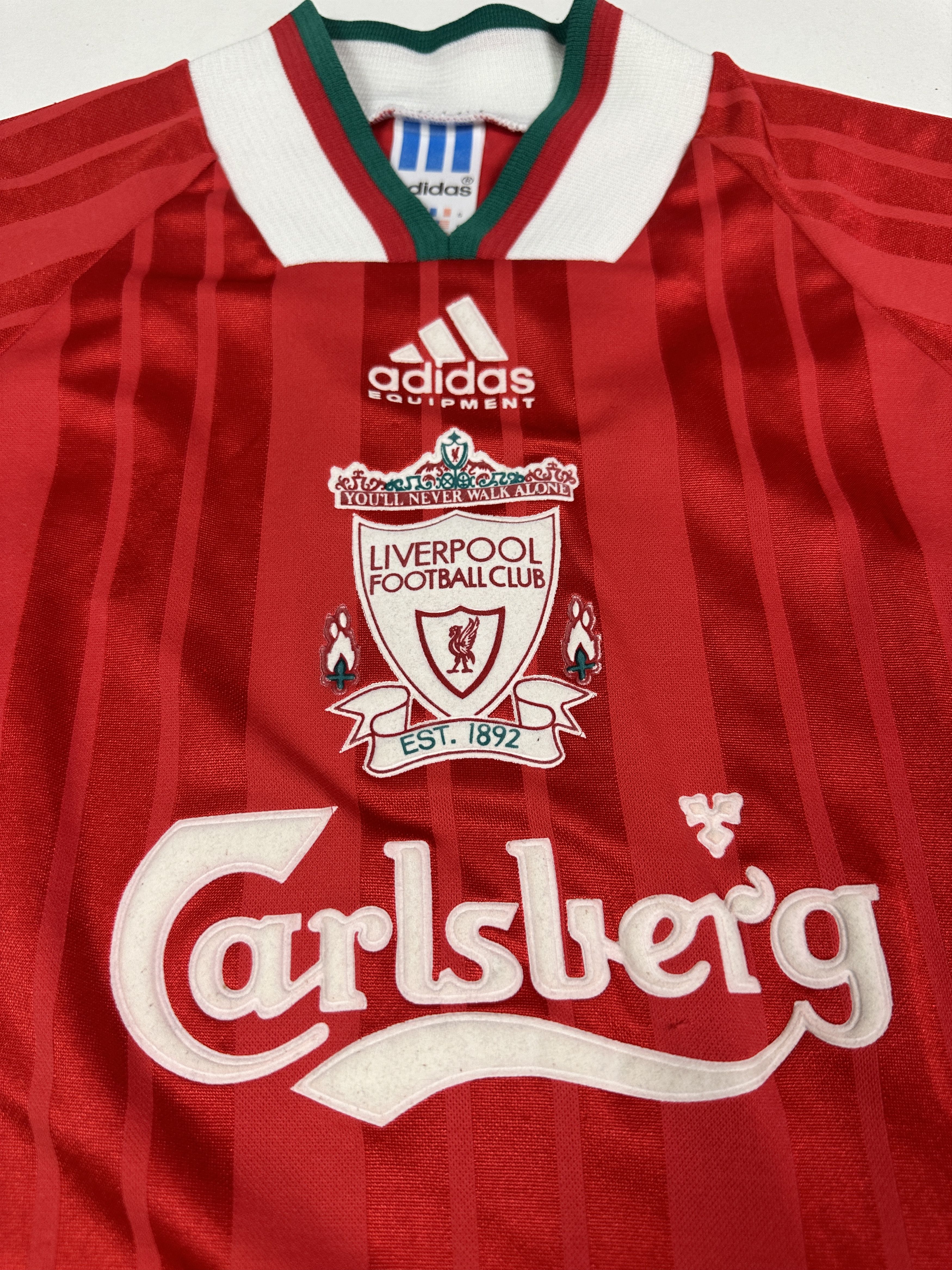 Adidas Liverpool FC 1993/1994/1995 Vintage Soccer Jersey Adidas S Size US S / EU 44-46 / 1 - 6 Thumbnail