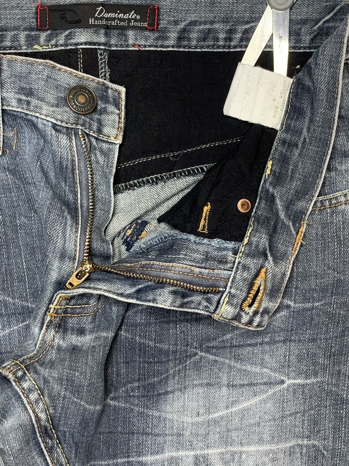 Japanese Brand Vintage Japanese Brand Faded Wash Handcrafted Style Jeans Size US 30 / EU 46 - 9 Thumbnail