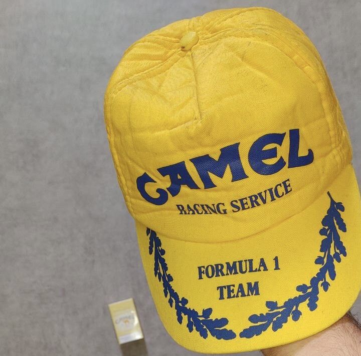 Camel × Vintage Vintage Camel Team lotus f1 racing hat cap Size ONE SIZE - 2 Thumbnail