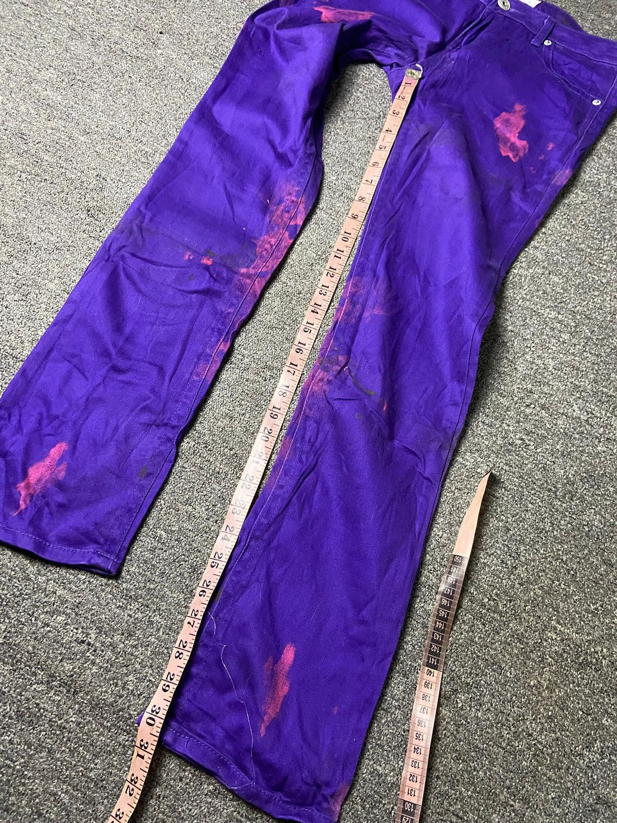 Japanese Brand COLZA Japanese Brand Bleached Jeans (159) Size US 30 / EU 46 - 4 Thumbnail