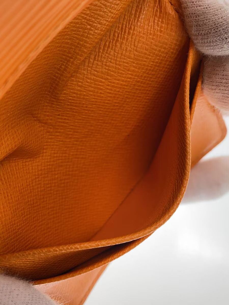 Louis Vuitton Louis Vuitton Leather Coin Case Orange Size ONE SIZE - 6 Thumbnail