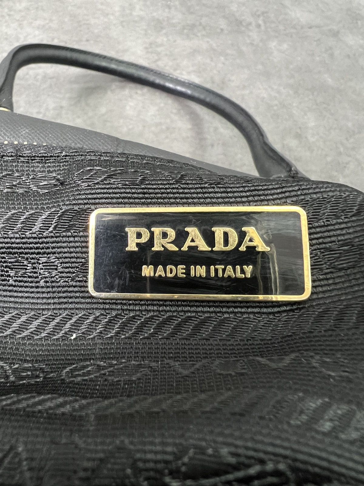 Prada Prada Saffiano Leather Shoulder Bag Black Size ONE SIZE - 14 Thumbnail