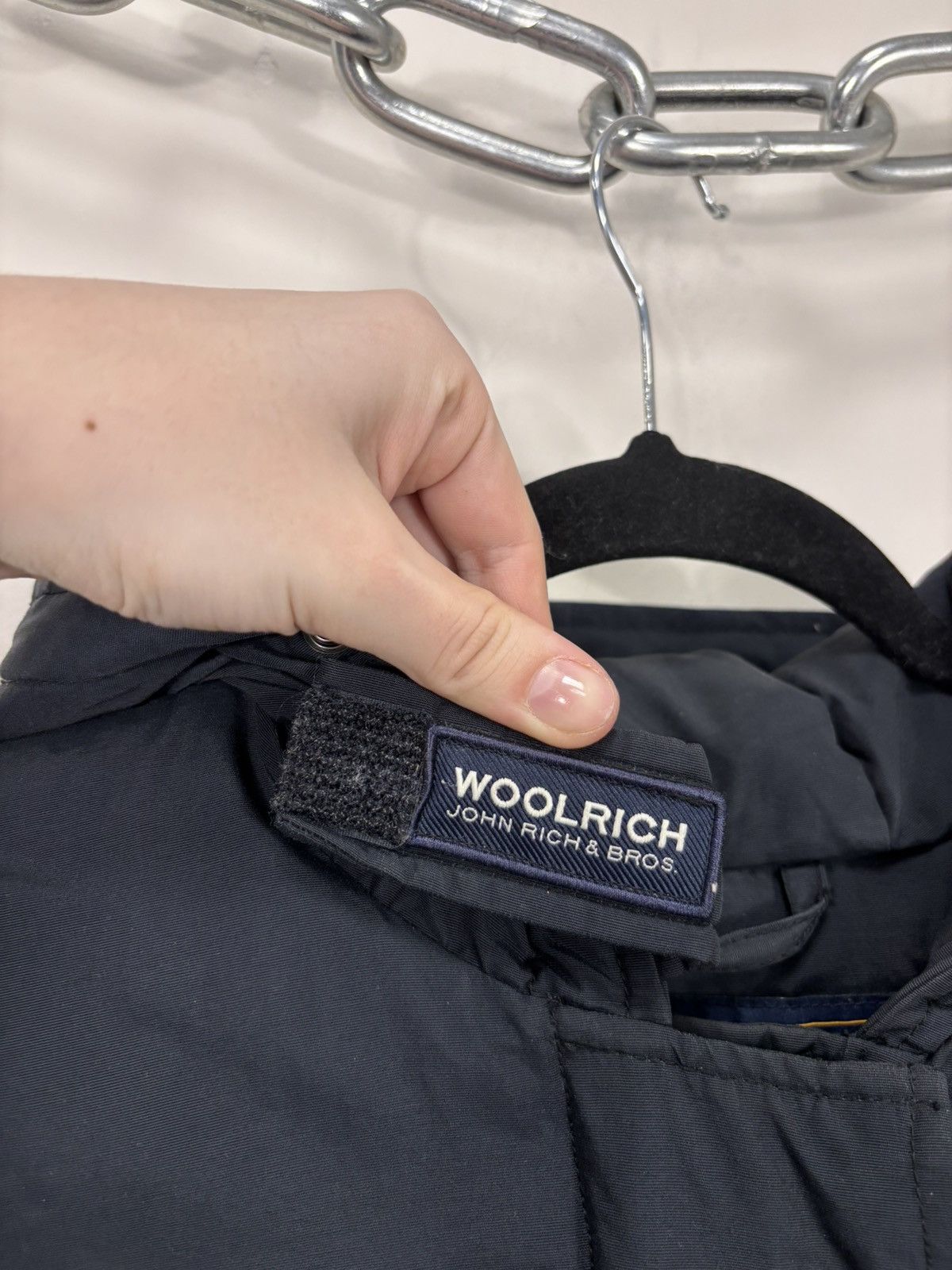 Woolrich Woolen Mills Woolrich Women’s Arctic Parka In Ramar Cloth Navy Blue Coat Size XS / US 0-2 / IT 36-38 - 22 Thumbnail