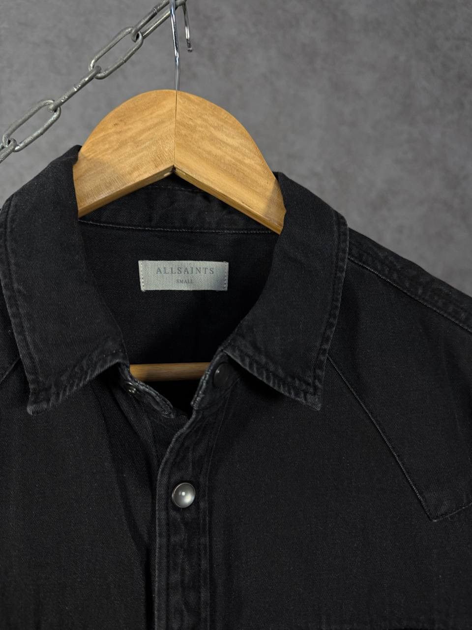 Allsaints Allsaints designer double pocket denim shirt Size US S / EU 44-46 / 1 - 3 Thumbnail