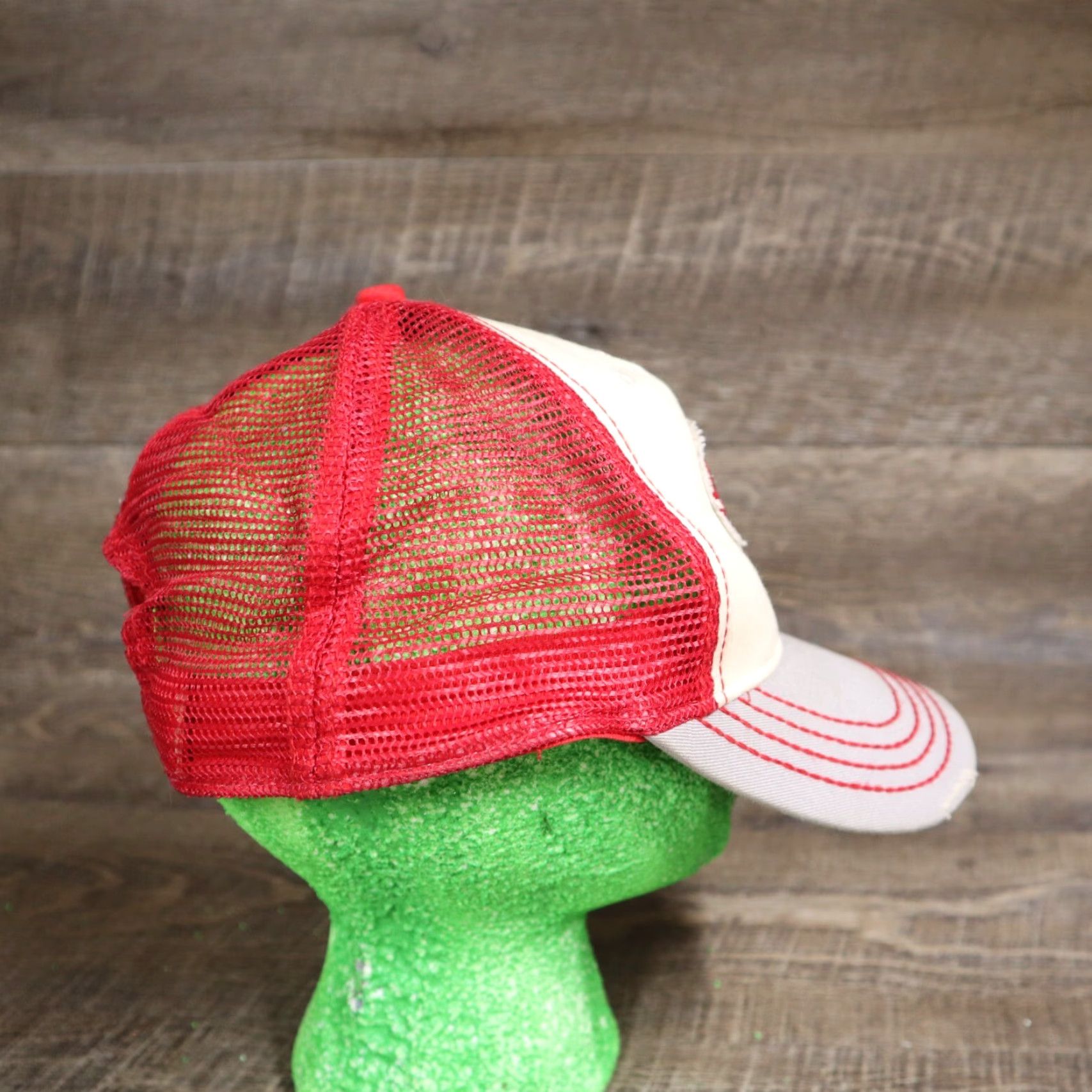 Vintage Snap-on Tools Hat Cap Baseball Cap Red White Adult Adjustable Logo Embroidered Men Hat Size ONE SIZE - 3 Thumbnail