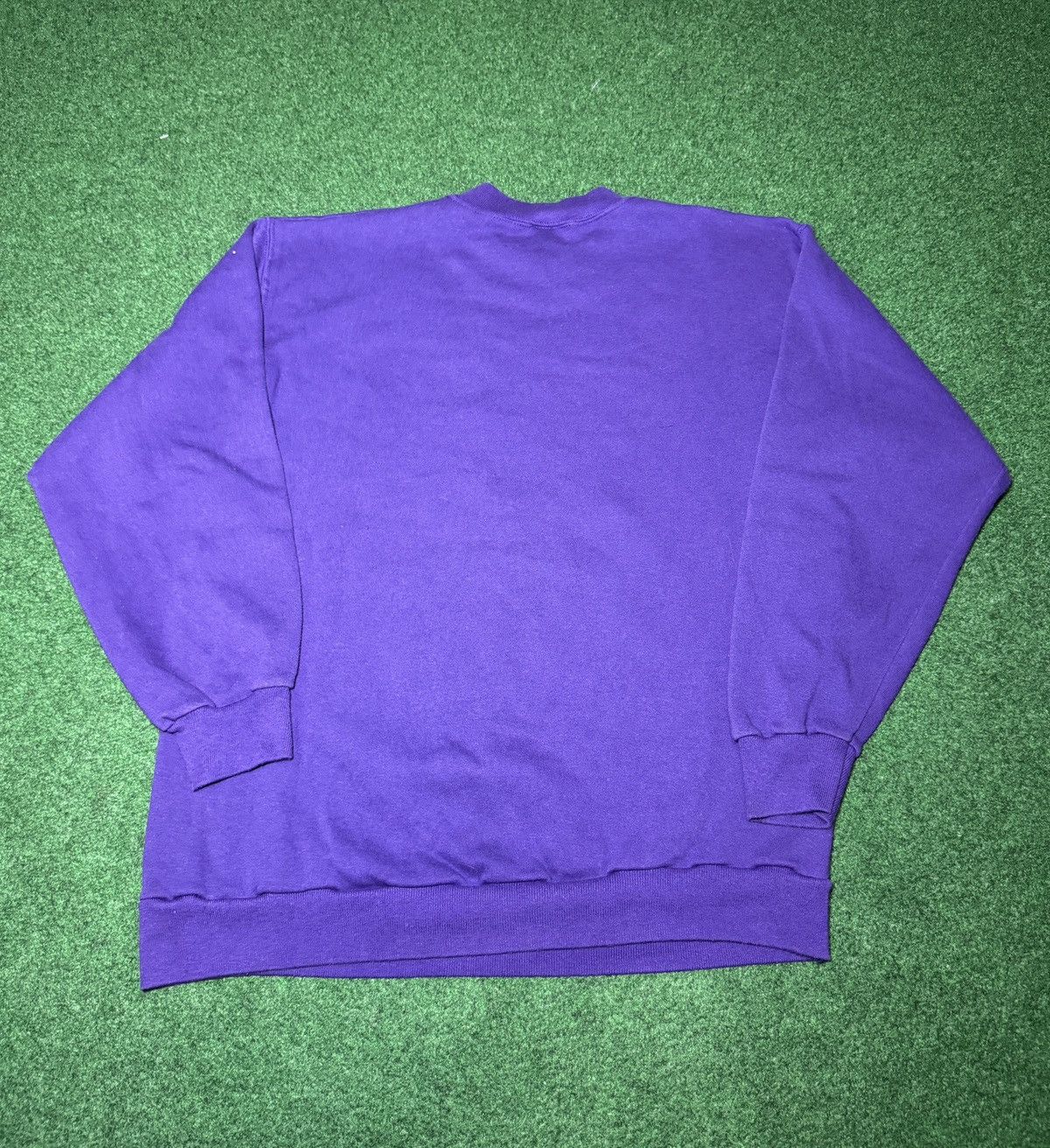 Vintage Vintage 90s Minnesota Vikings Large Retro Trench Sweatshirt Size US L / EU 52-54 / 3 - 4 Thumbnail