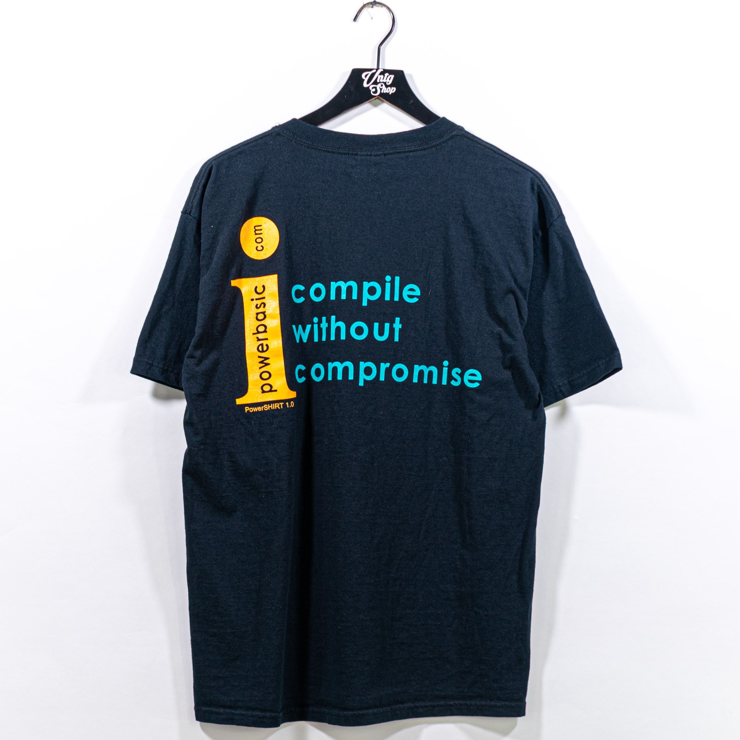 Gildan Power Basic 1.0 Software T-Shirt Y2K VTG Computer Tech Size US L / EU 52-54 / 3 - 1 Thumbnail