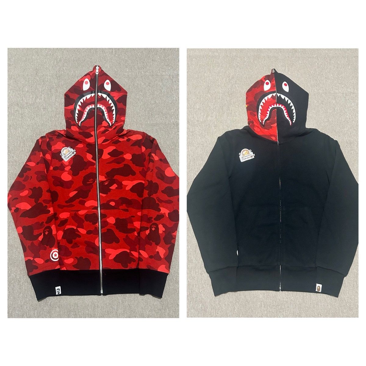 Bape Bape Shark Reversible Hoodie Size US S / EU 44-46 / 1 - 1 Thumbnail