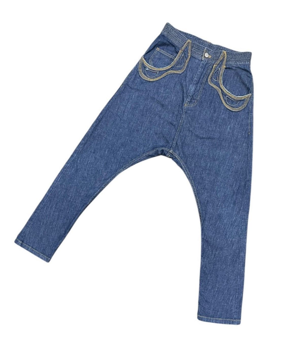 Tsumori Chisato Tsumori Chisato Issey Miyake Drop Crotch Dancer Denim Size US 29 - 3 Thumbnail