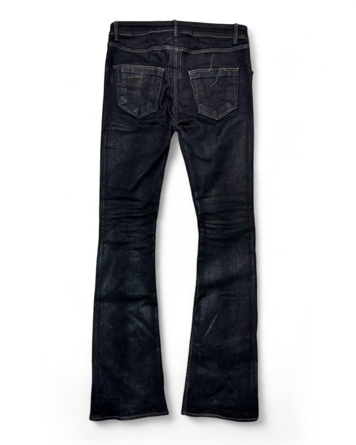 Rick Owens × Rick Owens Drkshdw ☆ Foil Waxed Tyrone Bootcut
