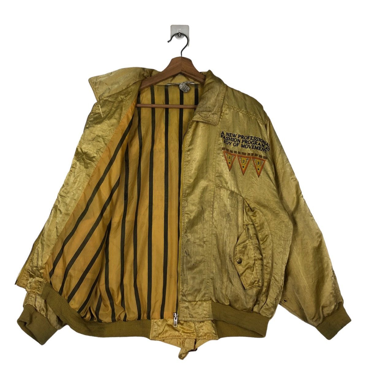 Japanese Brand × Vintage 📌VINTAGE BOMBER JACKET BREE-ZEE BIG LOGO JAPAN Size US M / EU 48-50 / 2 - 14 Thumbnail