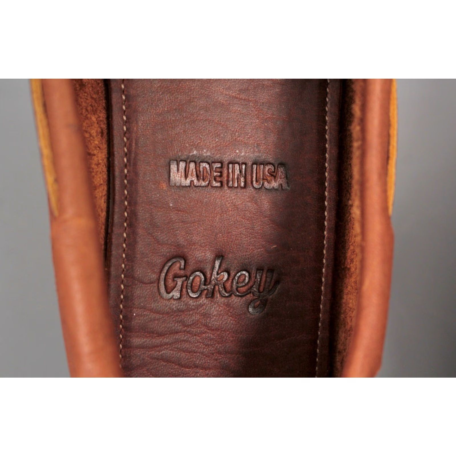 Vintage Gokey Moccasins - Men’s Leather Camp Kiltie Slippers Sz 10 D, Brown, Original Vintage Condition Size ONE SIZE - 7 Thumbnail