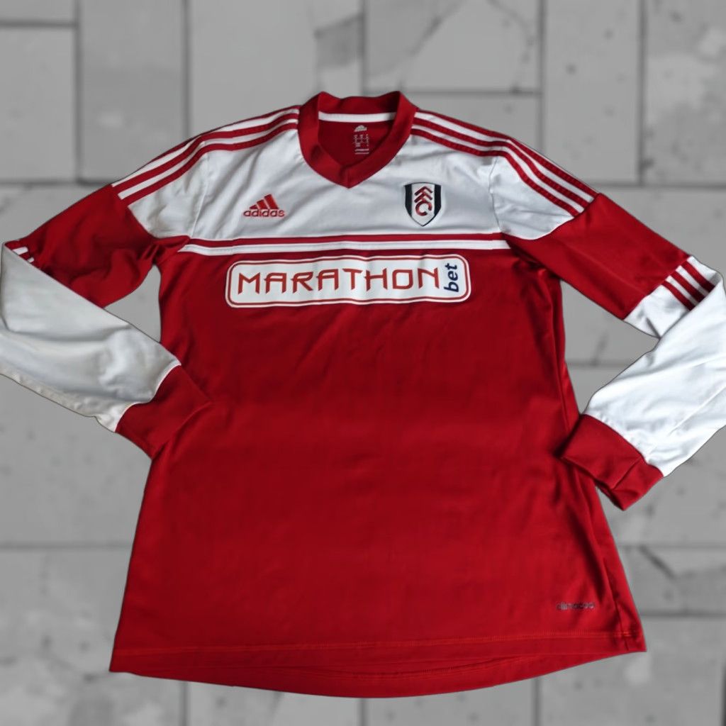 Adidas adidas Soccer Jersey Mens Medium Red Long Sleeve Pullover V-Neck Vintage No Size US M / EU 48-50 / 2 - 1 Thumbnail