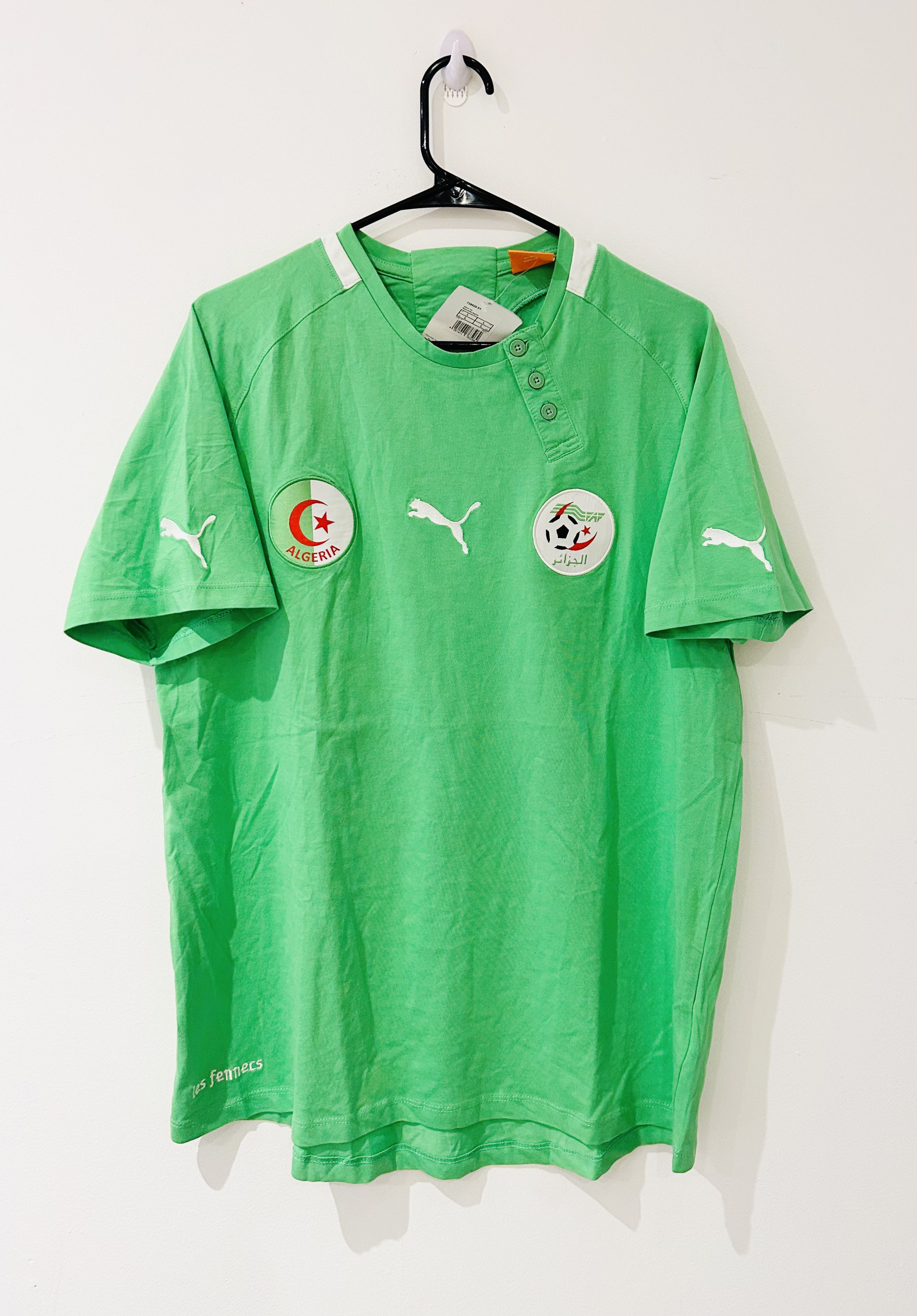 Puma Algeria 2010 puma cotton shirt Size US L / EU 52-54 / 3 - 1 Thumbnail