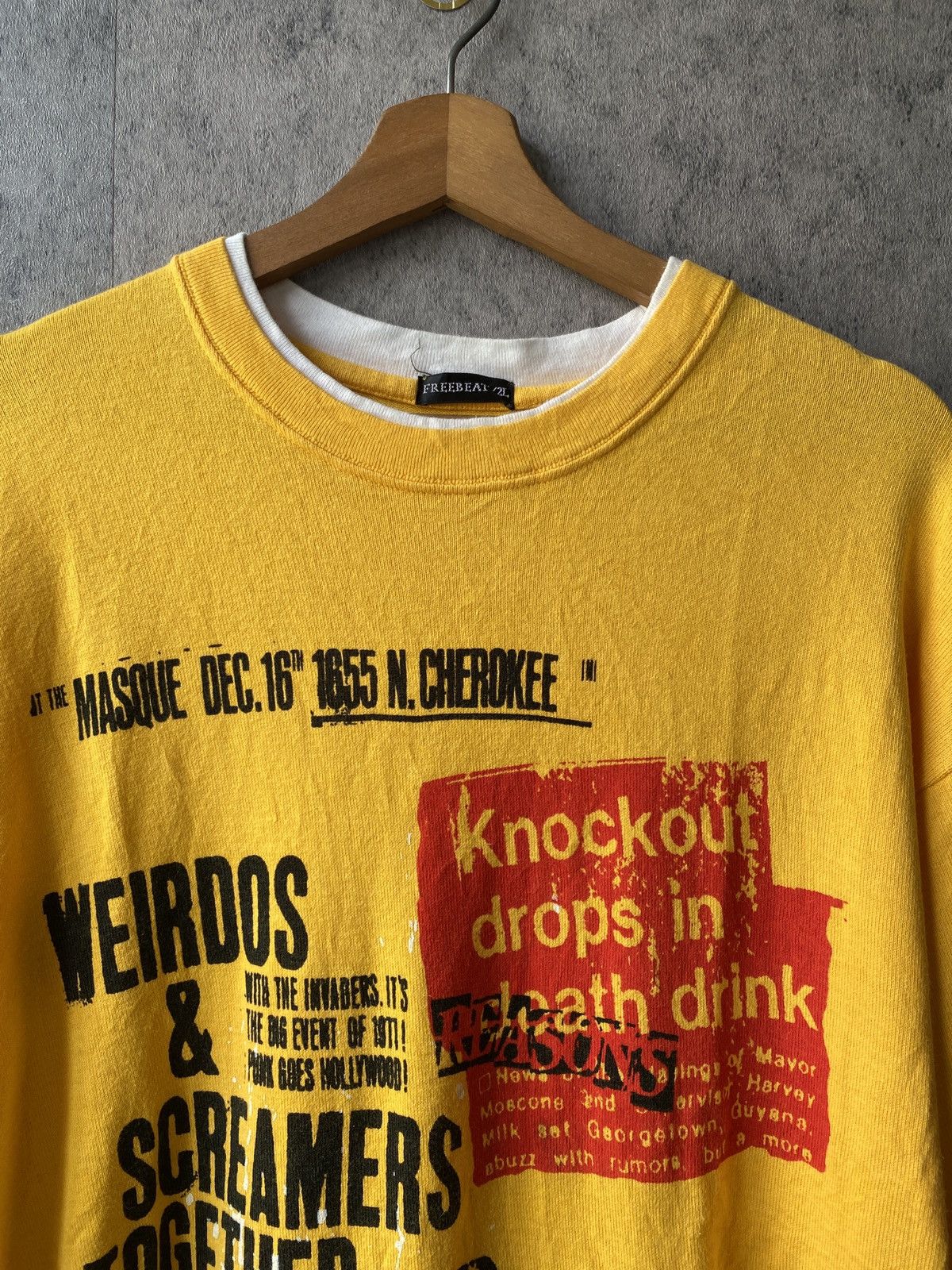 Band Tees × Japanese Brand × Seditionaries Freebeat Japan Poem Design Band Long Sleeve Shirt Size US L / EU 52-54 / 3 - 3 Thumbnail