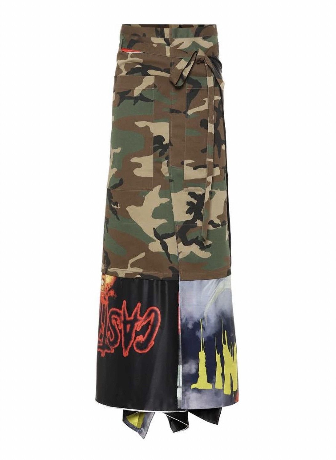 image of Vetements Printed Cotton Skirt, Women's (Size 26)