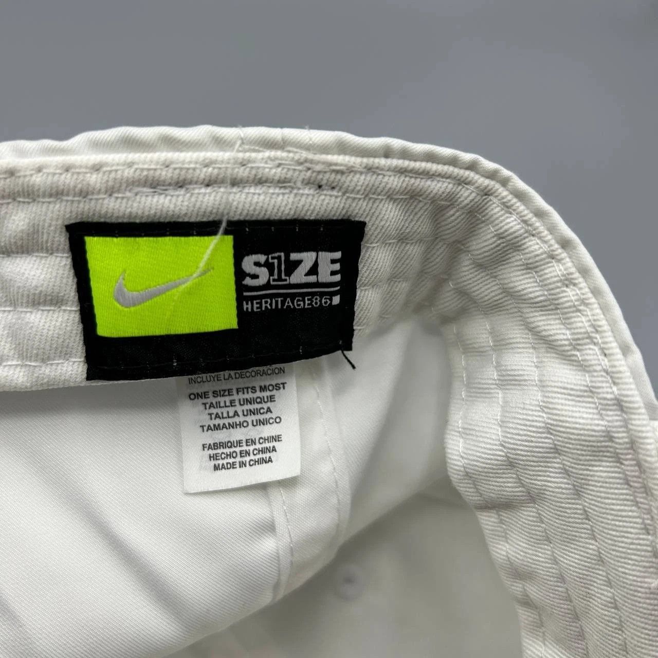 Nike Nike Heritage86 Hat Men White Strap Back Cap New Size ONE SIZE - 6 Thumbnail