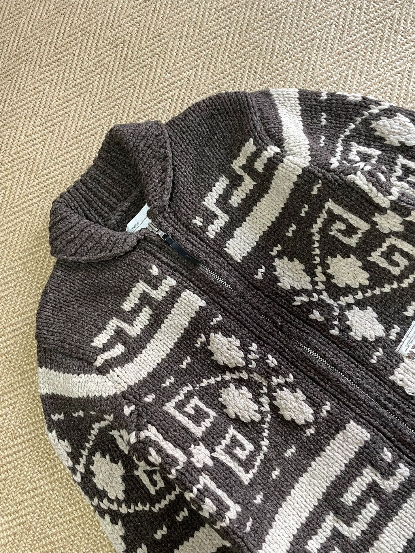 Wtaps WTAPS COWICHAN WOOL SWEATER 13AW M Vintage W/TAGS Size US M / EU 48-50 / 2 - 6 Thumbnail