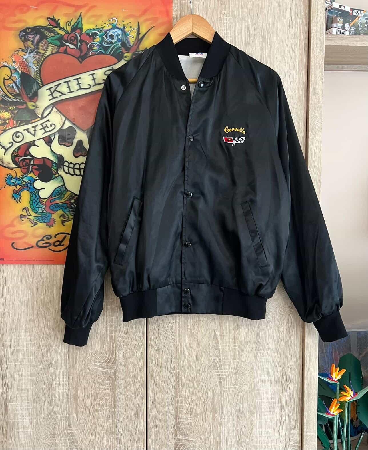 Vintage Vintage 80s 90s Corvette Jacket Bomber Westark USA 💥🔥 Size US M / EU 48-50 / 2 - 2 Thumbnail