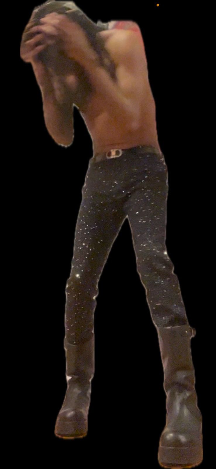Saint Laurent Paris SS/20 Black Sequin Tweed Trousers Size US 30 / EU 46 - 22 Thumbnail