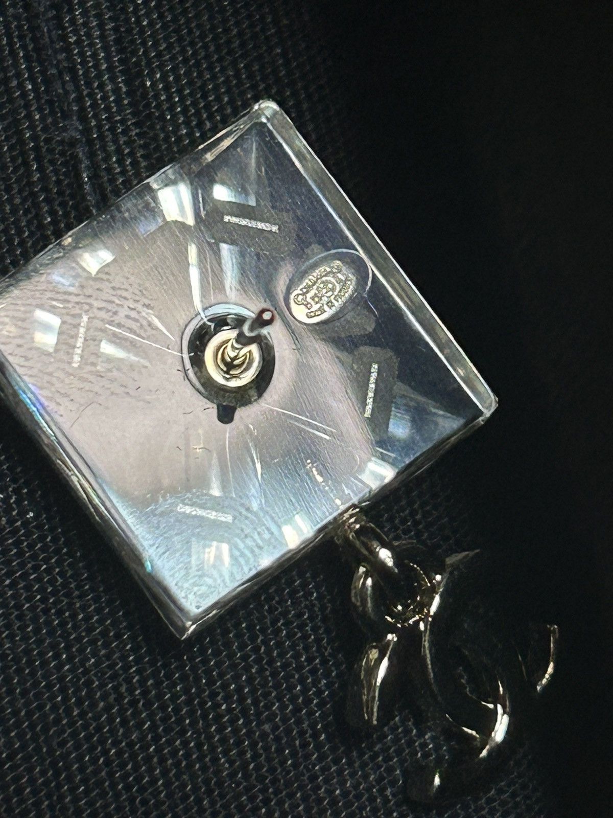 Chanel Chanel Resin Square Logo Earrings Size ONE SIZE - 9 Thumbnail