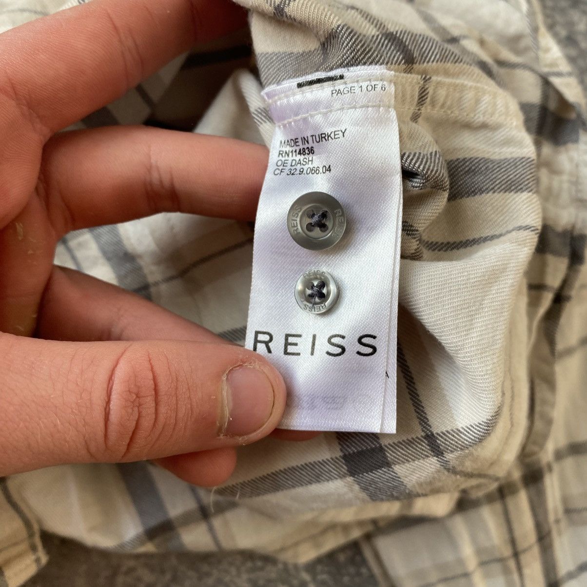 Reiss Men’s Reiss Designer basic luxury Oldmoney shirt Size US M / EU 48-50 / 2 - 8 Thumbnail