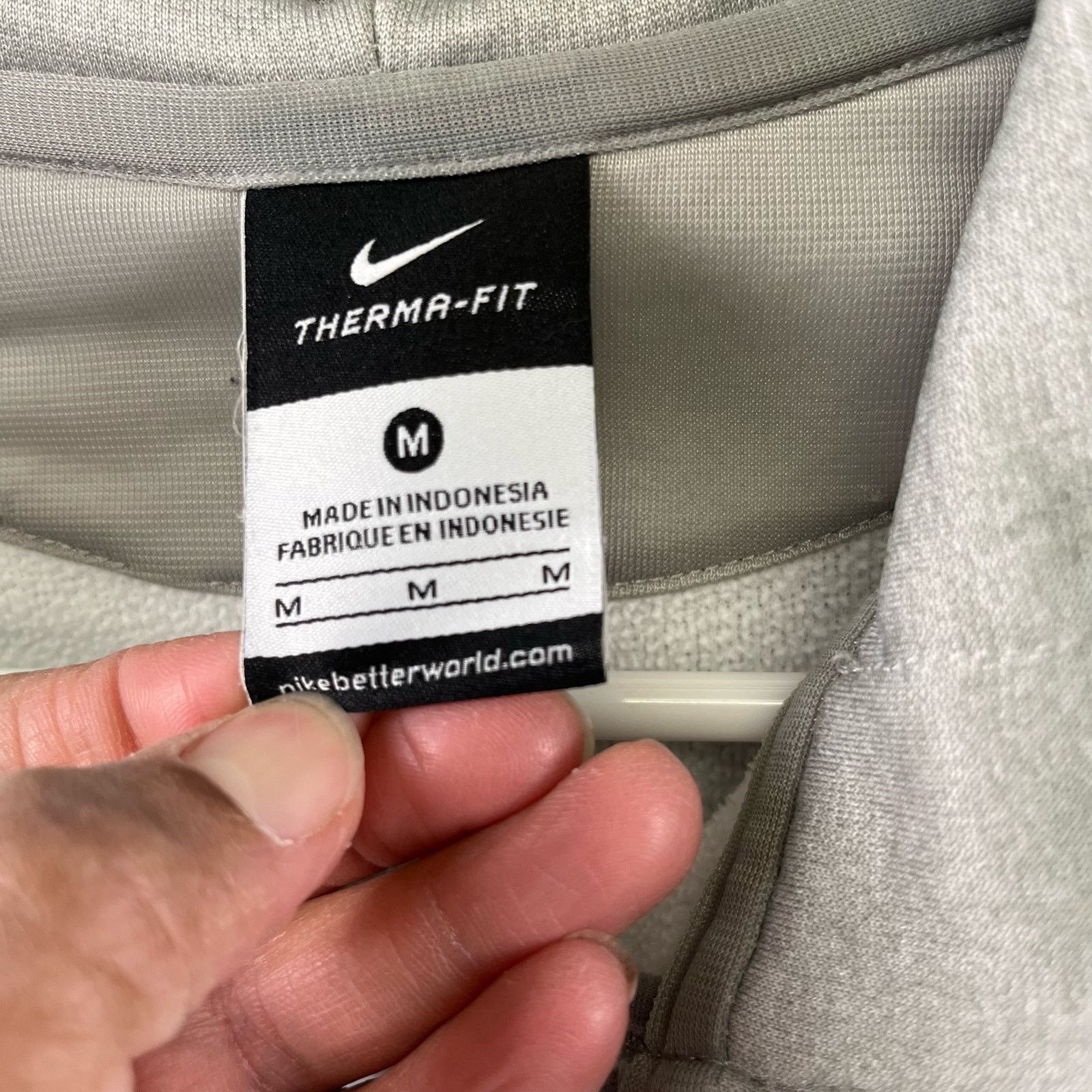 Nike Nike Soccer Fleece Lined Thermi-Fit Hooded Pullover MM-05 Size M / US 6-8 / IT 42-44 - 7 Thumbnail