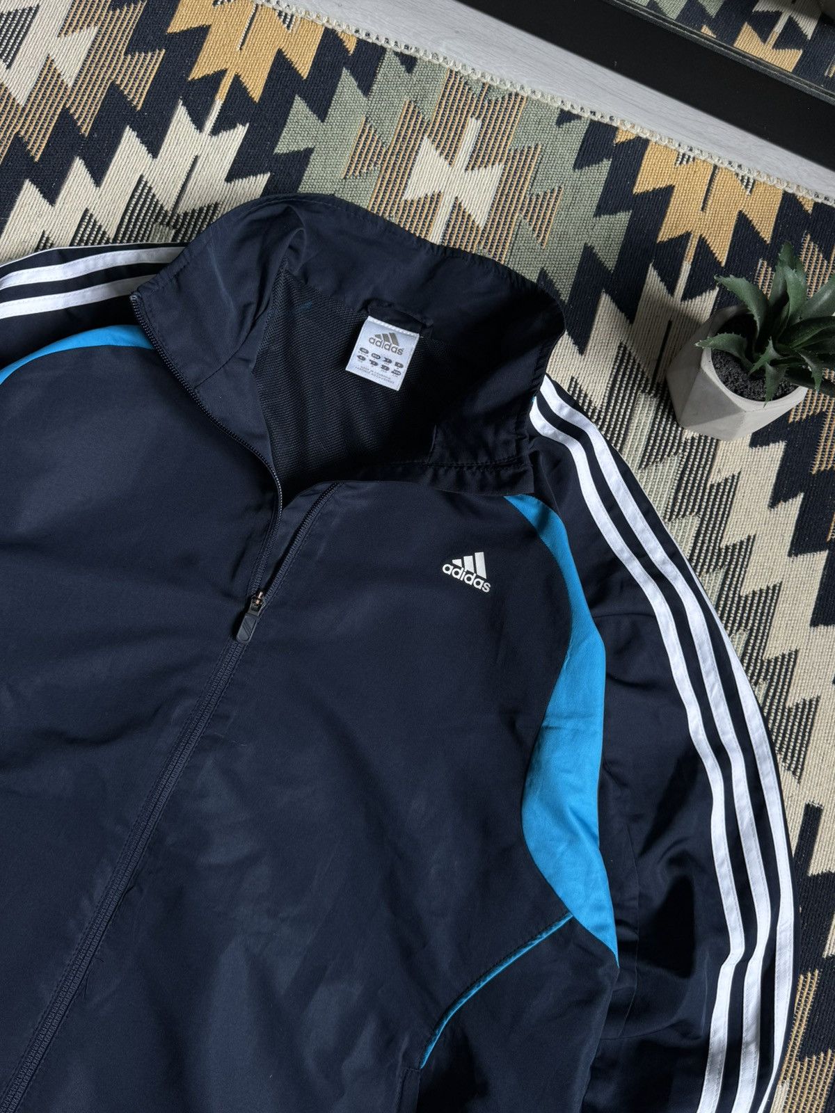 Adidas Vintage Adidas Nylon 3Stripes Track Jacket Size US L / EU 52-54 / 3 - 5 Thumbnail