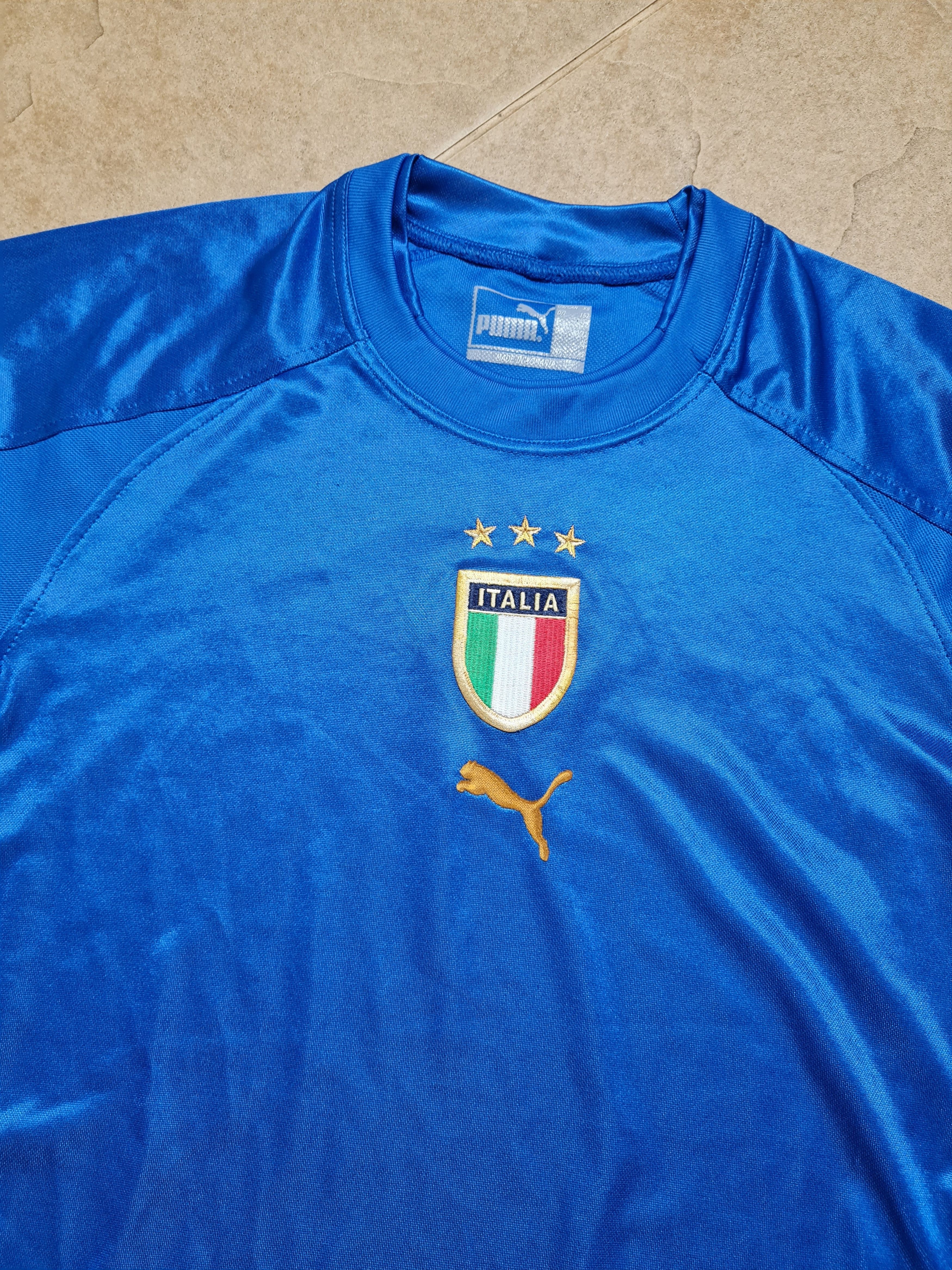 Puma Italy 2004-2006 Home Football Shirt PumaTrikot Maglia Size US XS / EU 42 / 0 - 13 Thumbnail