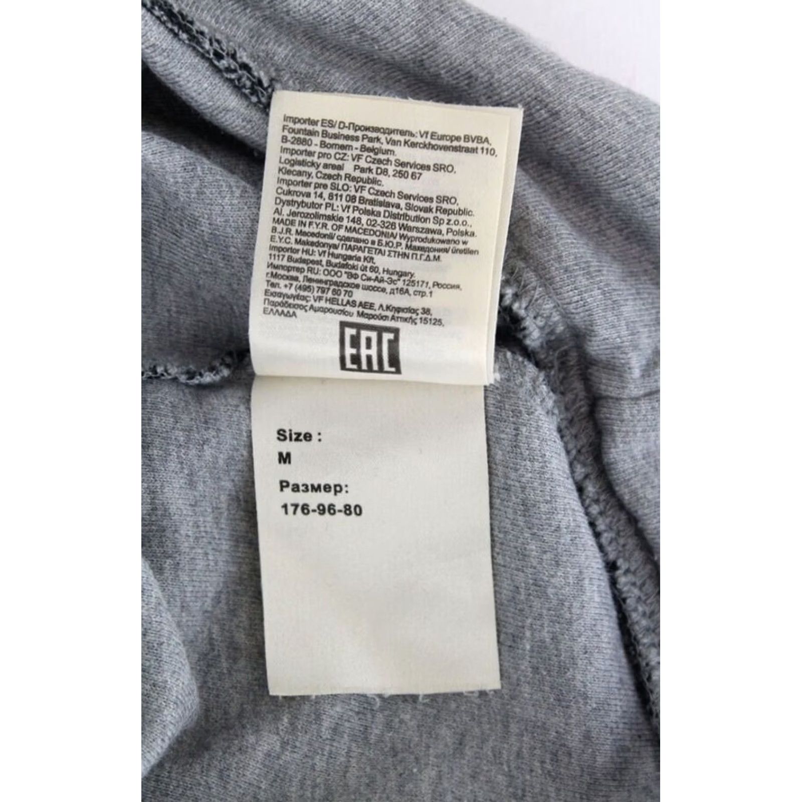 Lee LEE Sweatshirt Mens M Pullover Crew Neck Long Sleeve Patterned Melange Grey Size US M / EU 48-50 / 2 - 6 Thumbnail