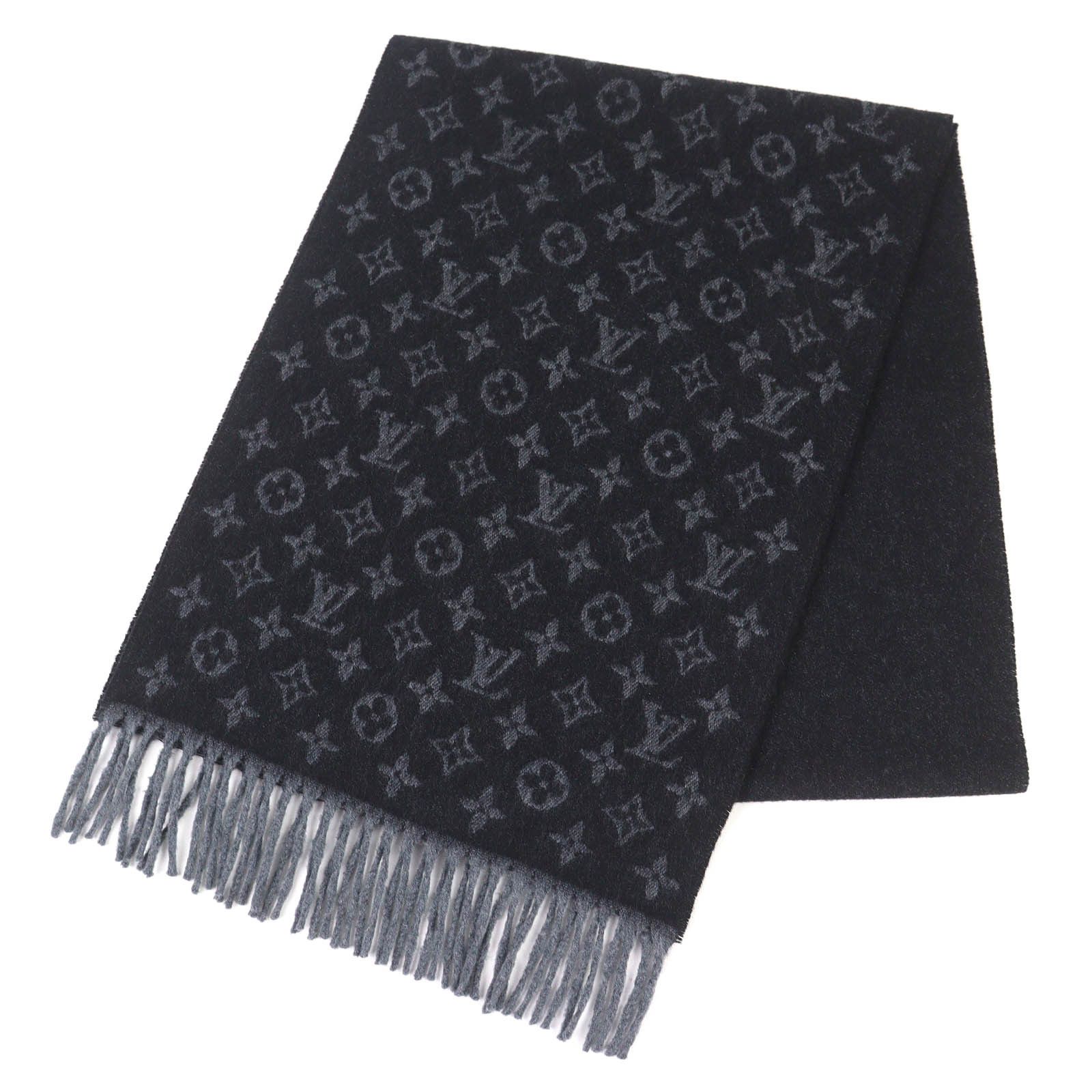 Louis Vuitton Louis Vuitton Louis Vuitton Monogram Gradient Cashmere Wool Scarf Textile Scarf M71607 DUTY FREE for USA Size ONE SIZE - 1 Thumbnail