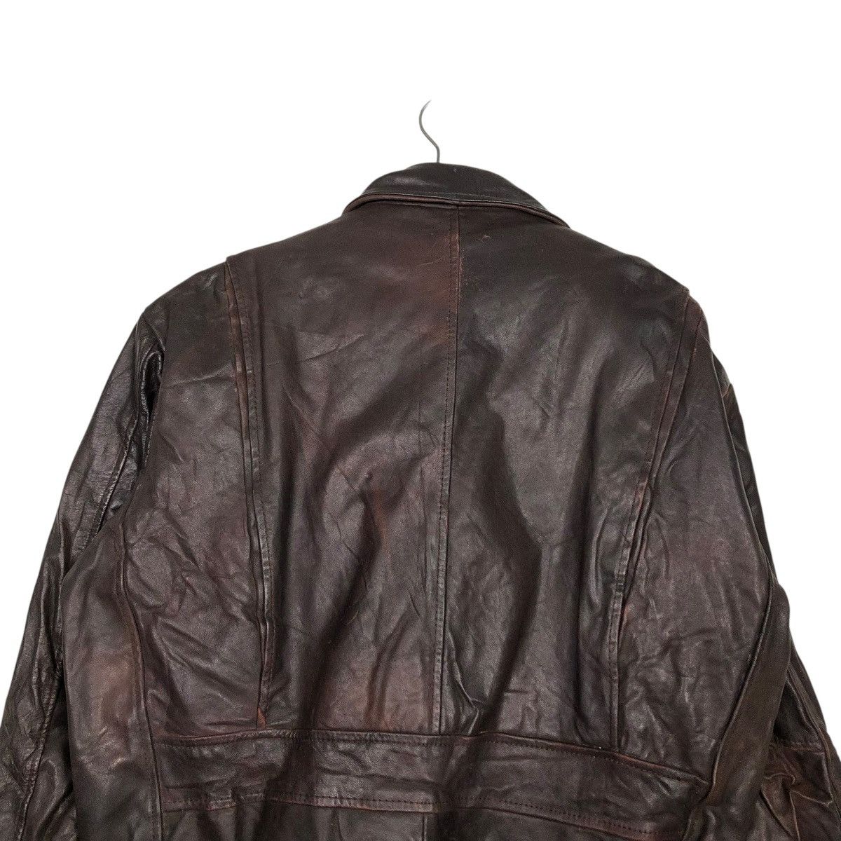 Vintage 🔥VINTAGE BIKER LEATHER JACKET CAMPRI BLANKET ISSEY MIYAKE Size US M / EU 48-50 / 2 - 13 Thumbnail