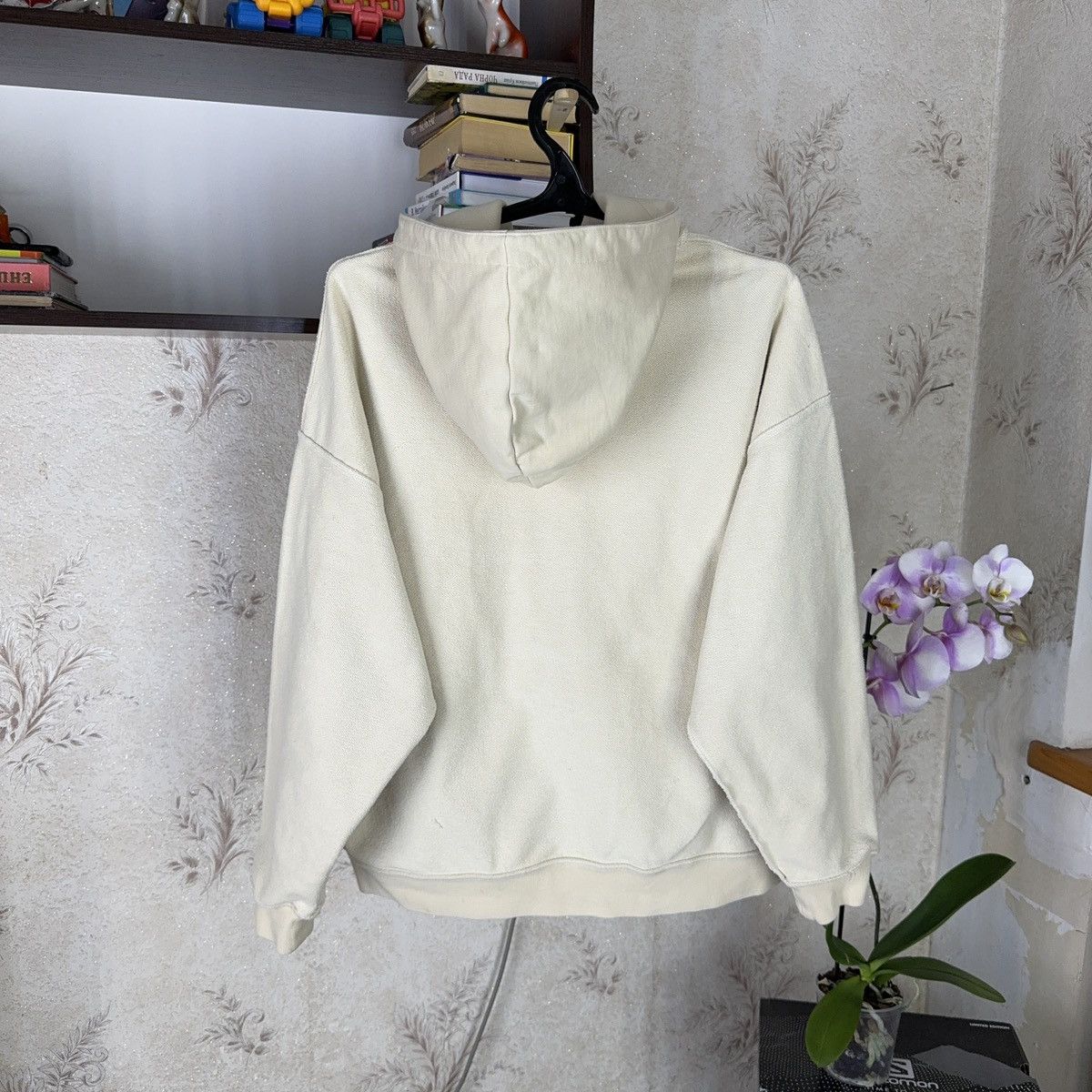 Spyder Off the Label Hoodie Reversible Boxy Fit Beige Streetwear XL Size US XL / EU 56 / 4 - 13 Thumbnail