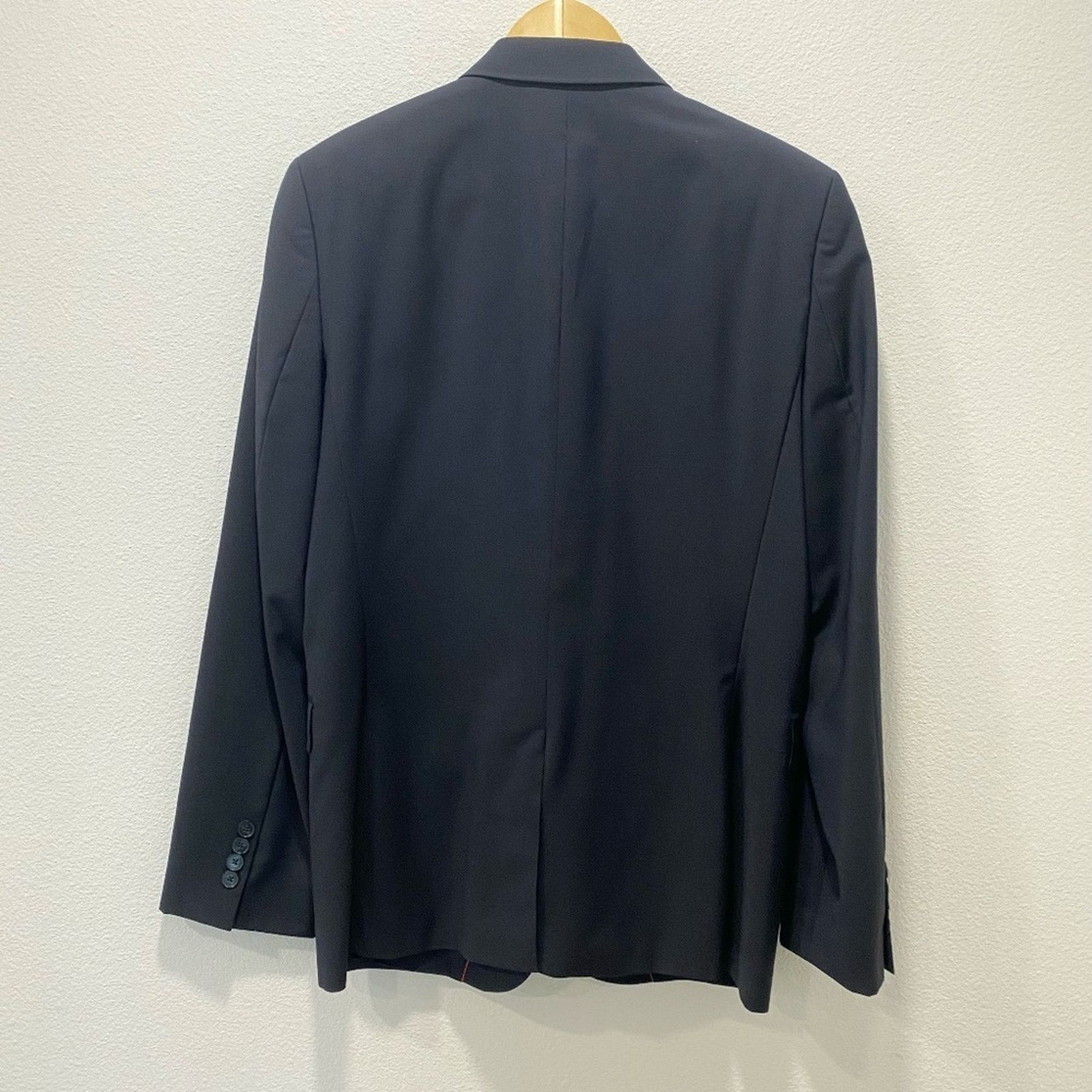 Hugo Boss Hugo Boss Men's Super 100 Virgin Wool Navy Blue Blazer - 40R Size 40R - 3 Thumbnail