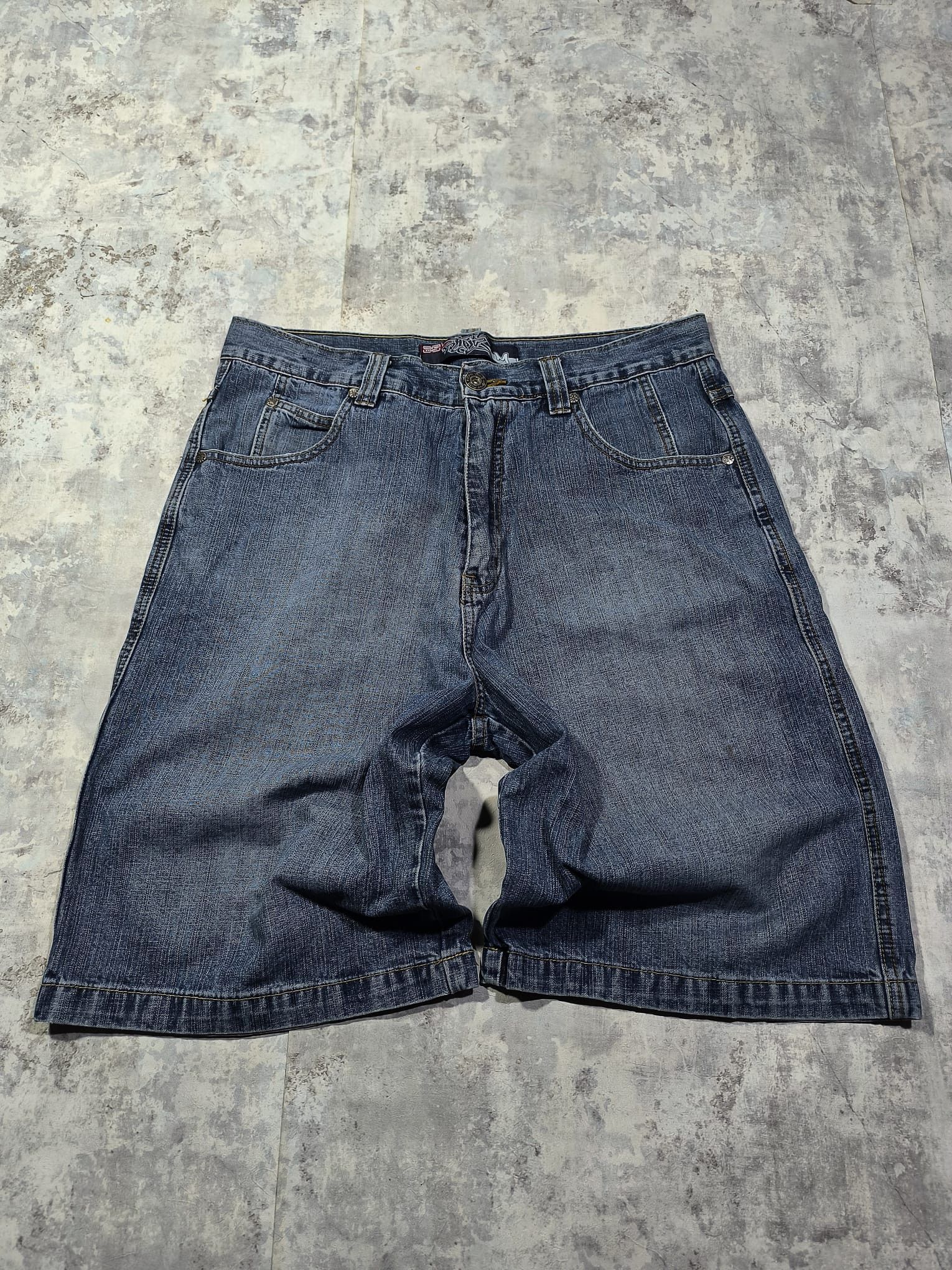 Southpole bone nyc baggy rap jorts Size US 34 / EU 50 - 3 Thumbnail
