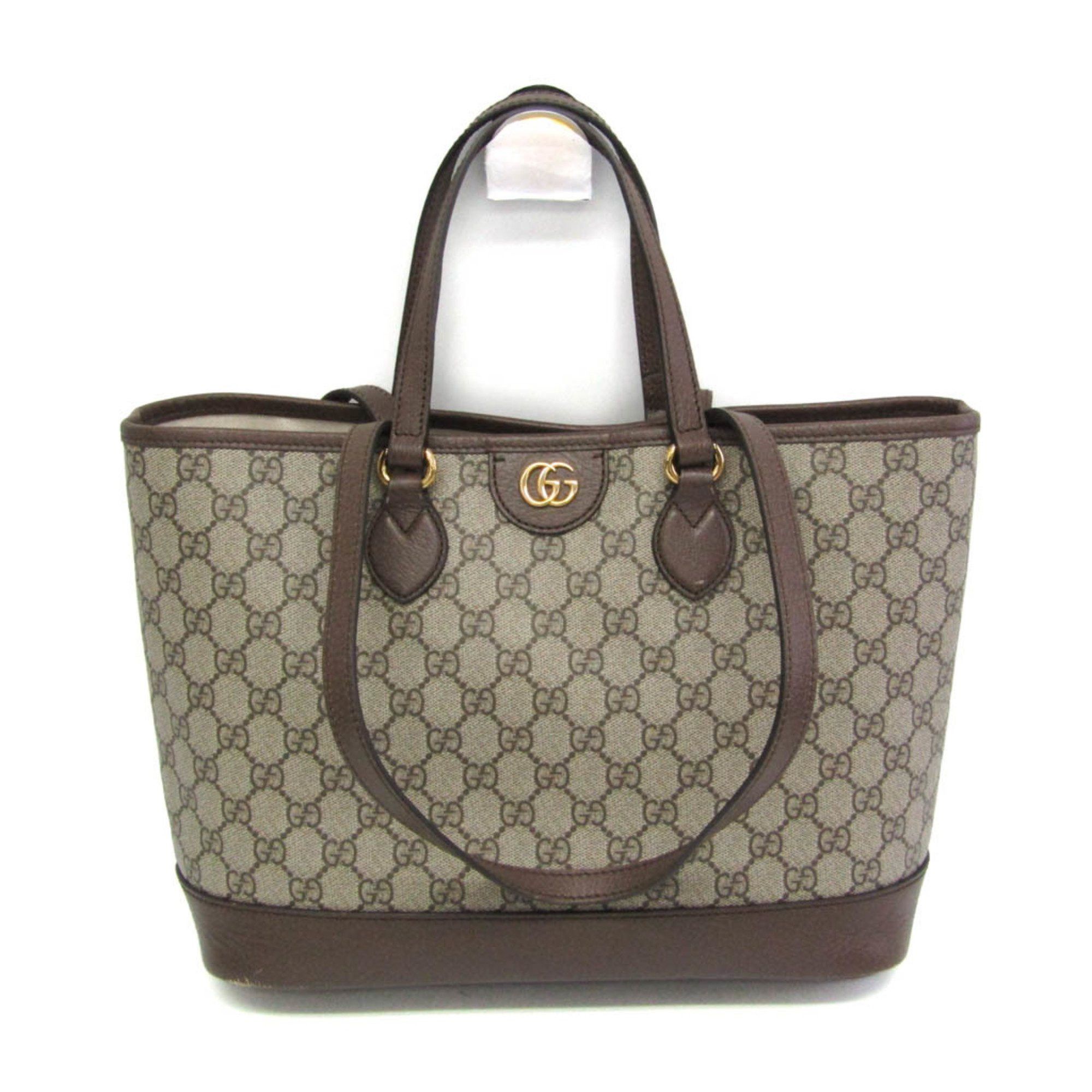 Gucci Gucci Double G Medium Tote Bag 765043 Women's GG Supreme Shoulder Bag,Tote Bag Beige Size ONE SIZE - 1 Thumbnail