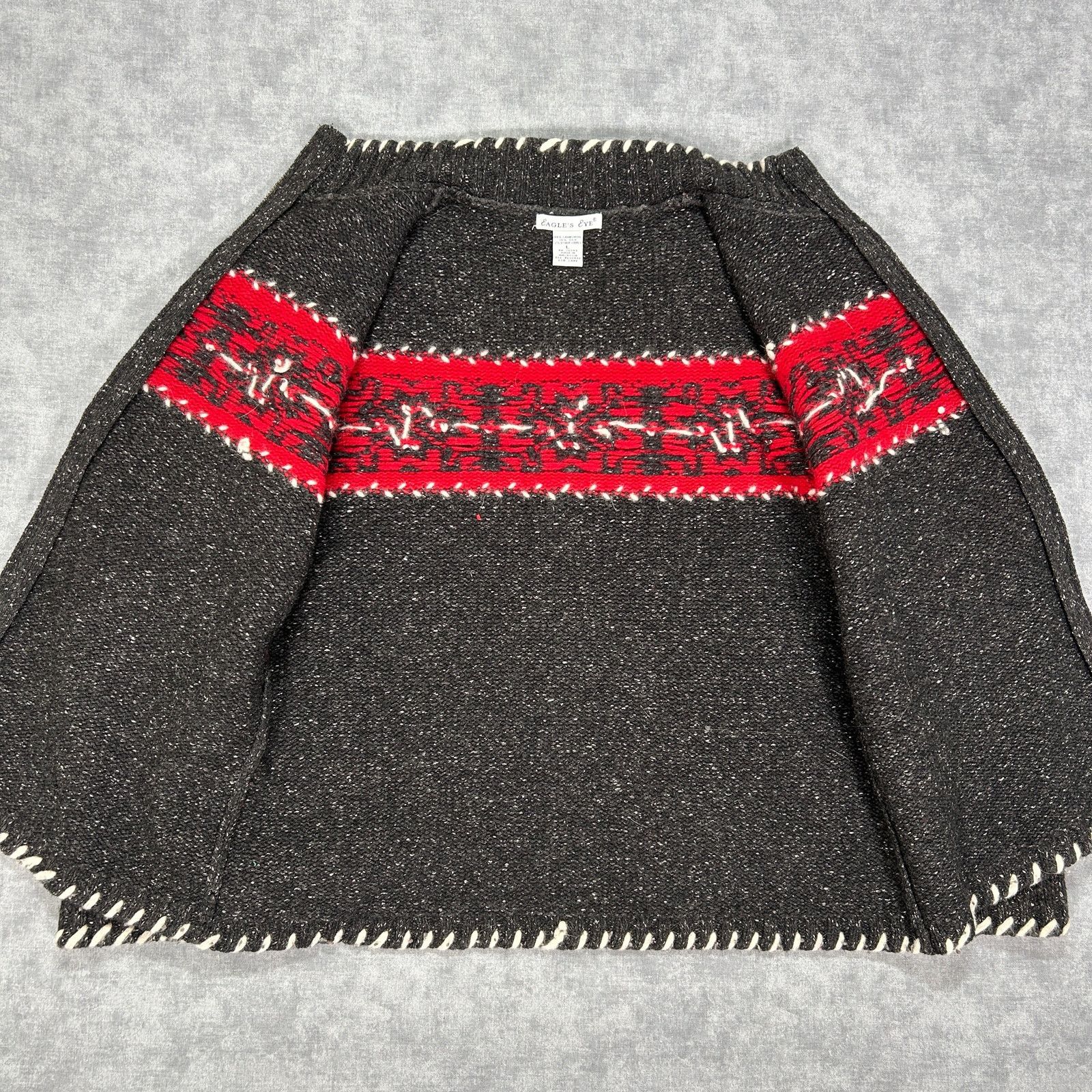 Other Eagles Eye Lambswool/Silk blend winter full zip sweater wm L Size L / US 10 / IT 46 - 3 Thumbnail