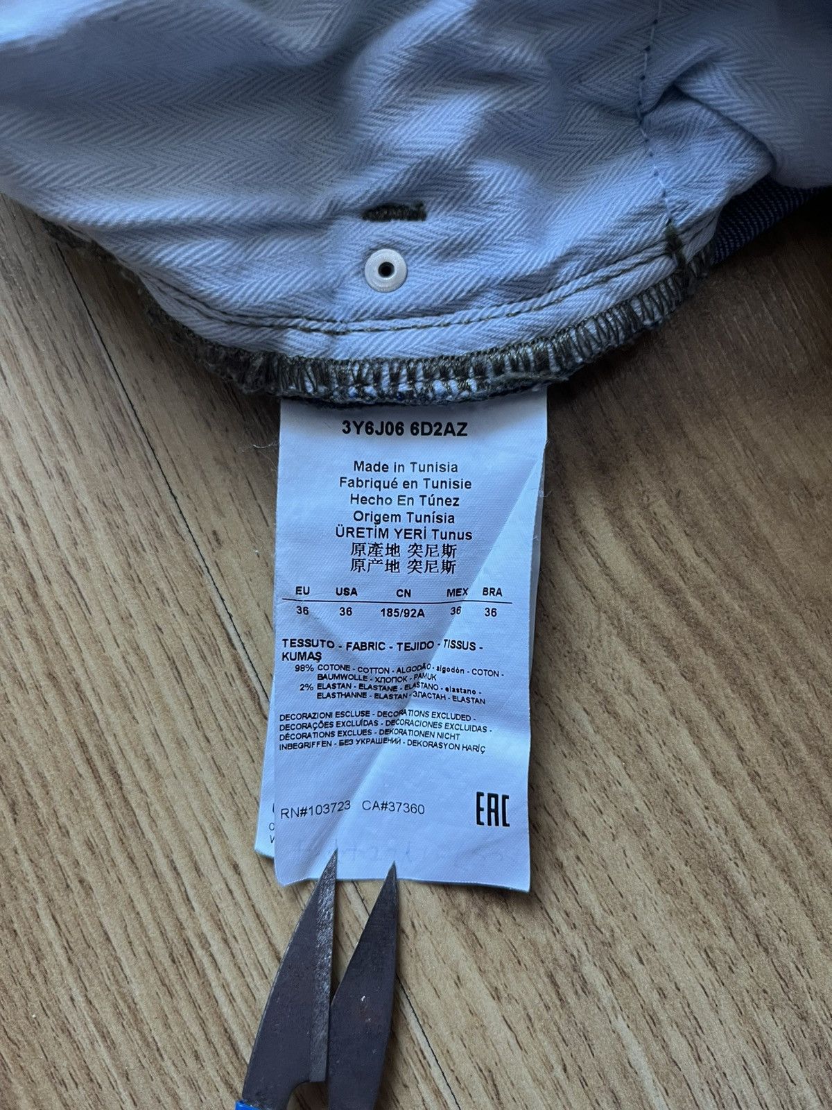 Armani Armani Jeans Pans Mens Size US 32 / EU 48 - 12 Thumbnail