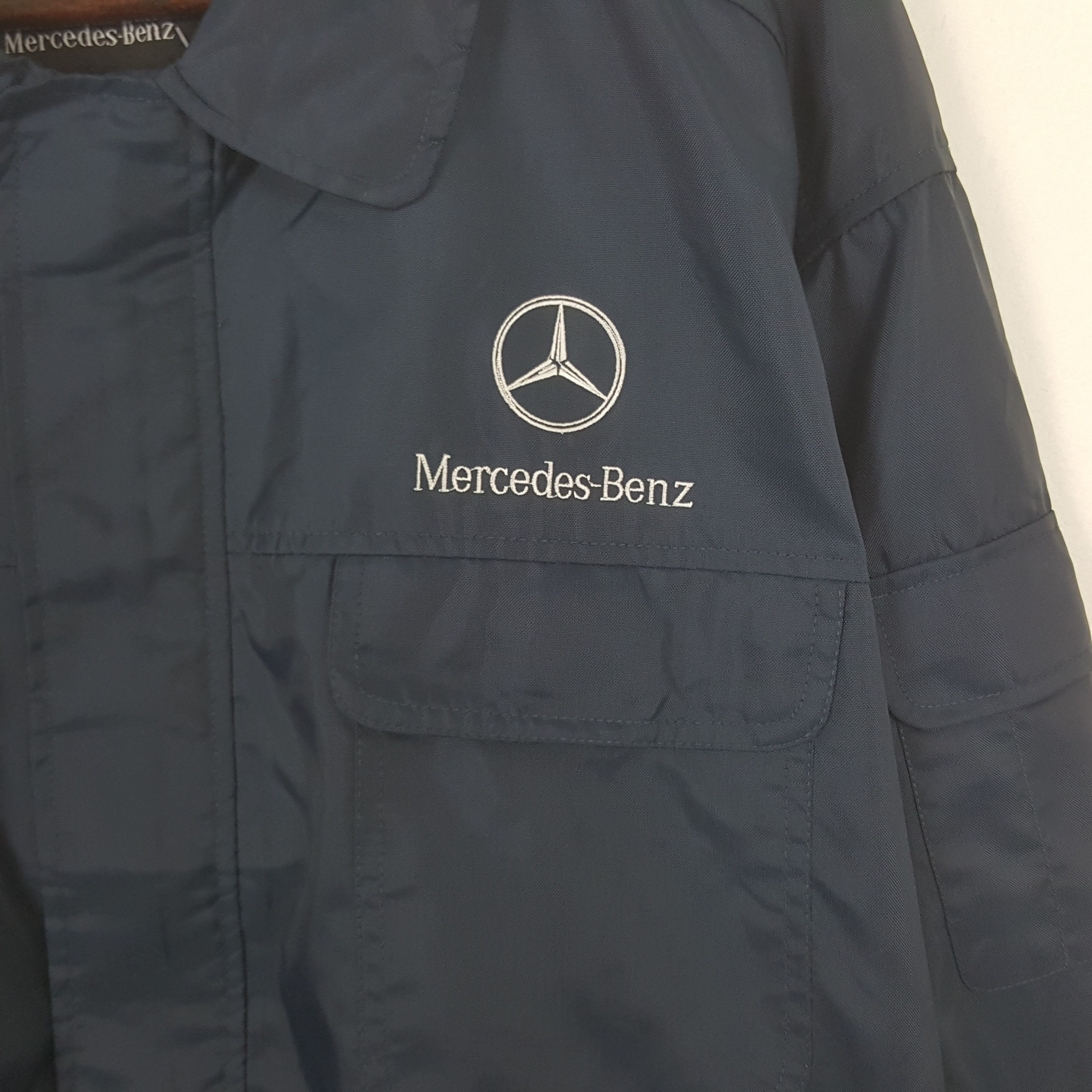 Mercedes-Benz Vintage Mercedes-Benz Windbreaker Sport Jacket Size US XL / EU 56 / 4 - 4 Thumbnail