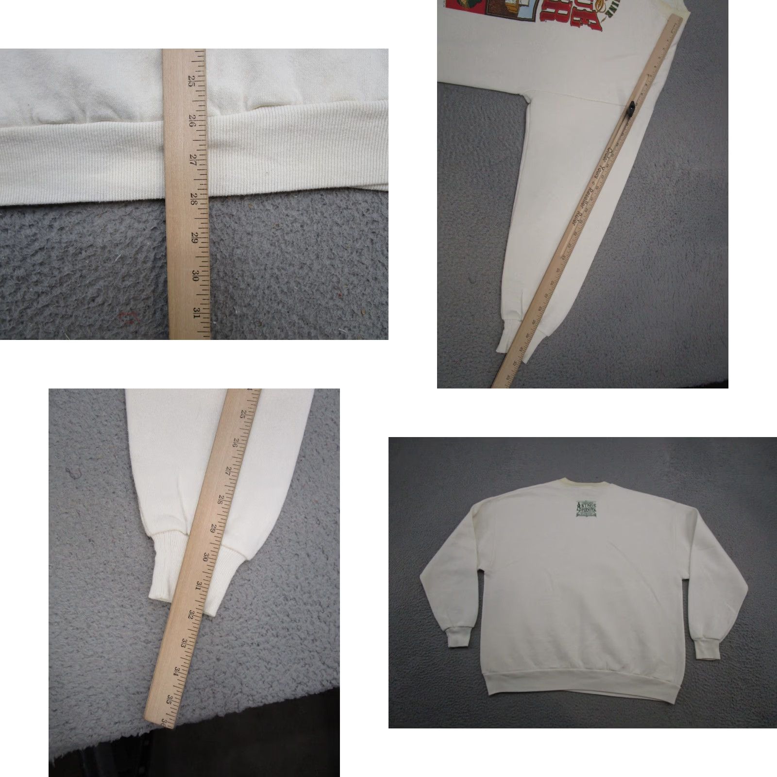 Jerzees VINTAGE 90s Farmer BEEN THERE DONE THAT Tractor Sweatshirt JERZEES 2XL Mens White Crew Neck Graphic Print All Seasons Pullover Long Sleeve Size 2XL Size US XXL / EU 58 / 5 - 8 Thumbnail