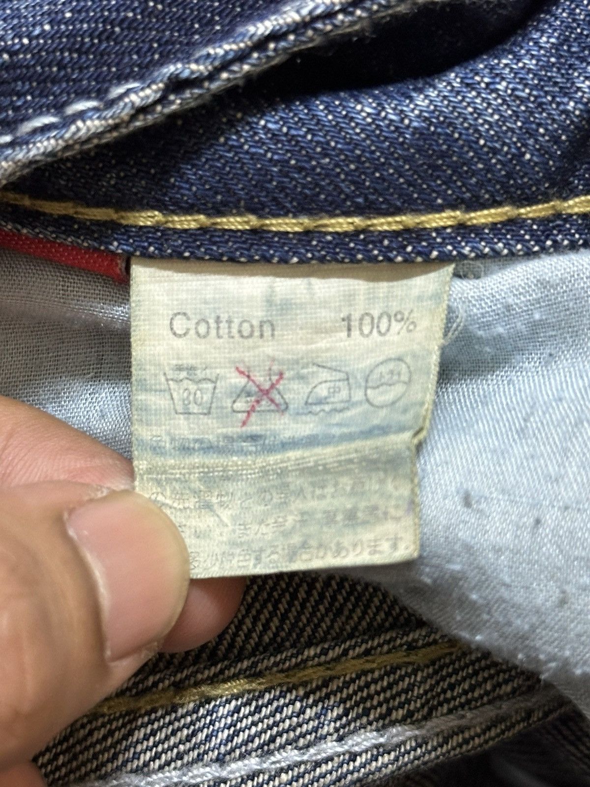 Japanese Brand Vintage Japanese Brand Blue Faded Wash Bootcut Style Jeans Size US 30 / EU 46 - 9 Thumbnail