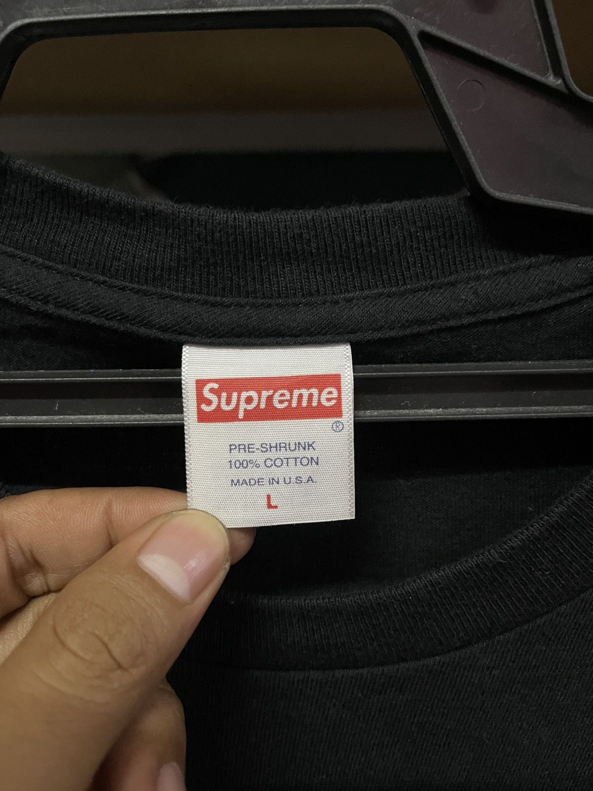 Supreme Supreme Nuns Tee Black FW22🔥🔥🔥 Size US L / EU 52-54 / 3 - 9 Thumbnail
