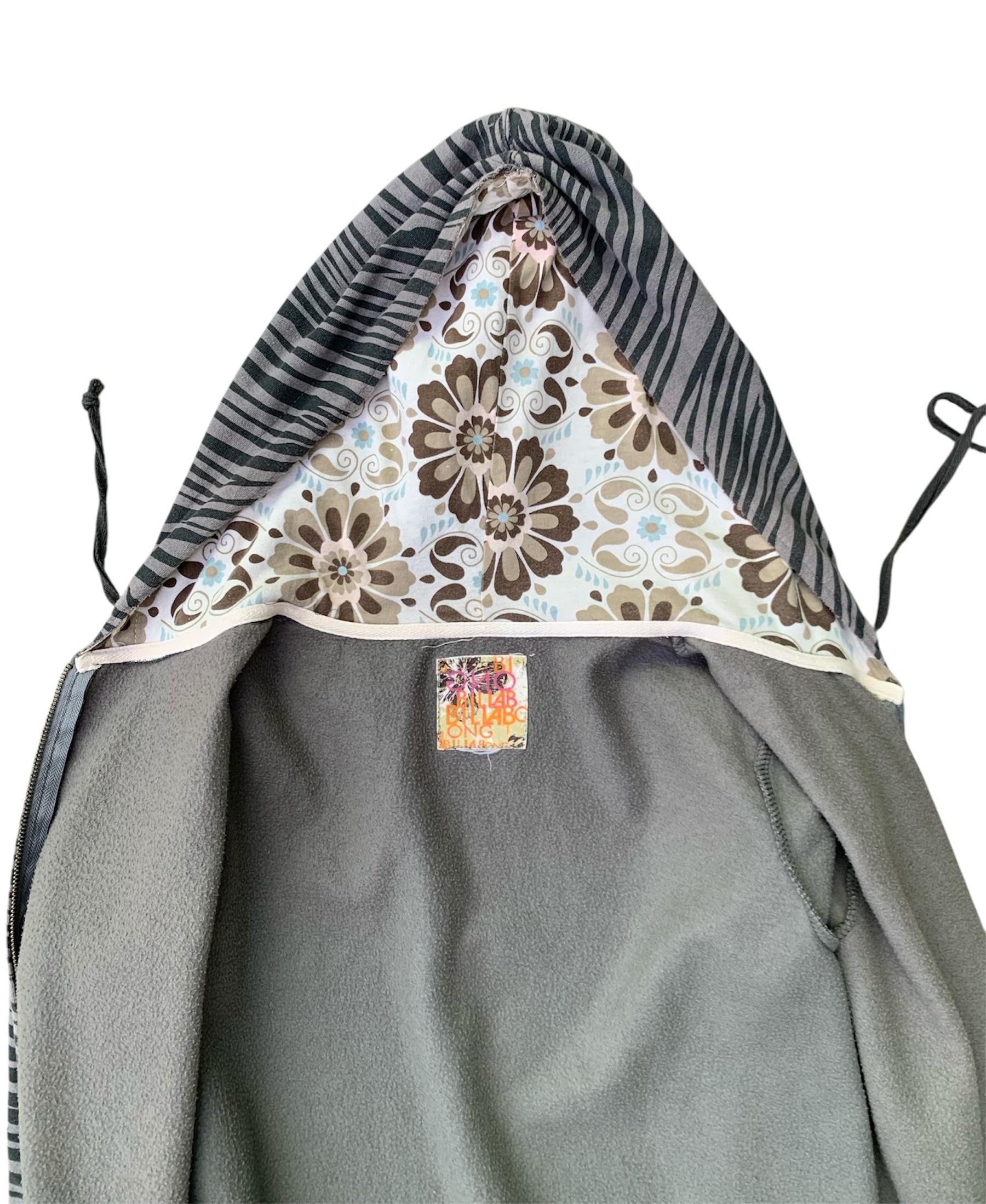 Billabong Very Rare Vtg Billabong Zebra Hoodie Jacket Size US M / EU 48-50 / 2 - 6 Thumbnail