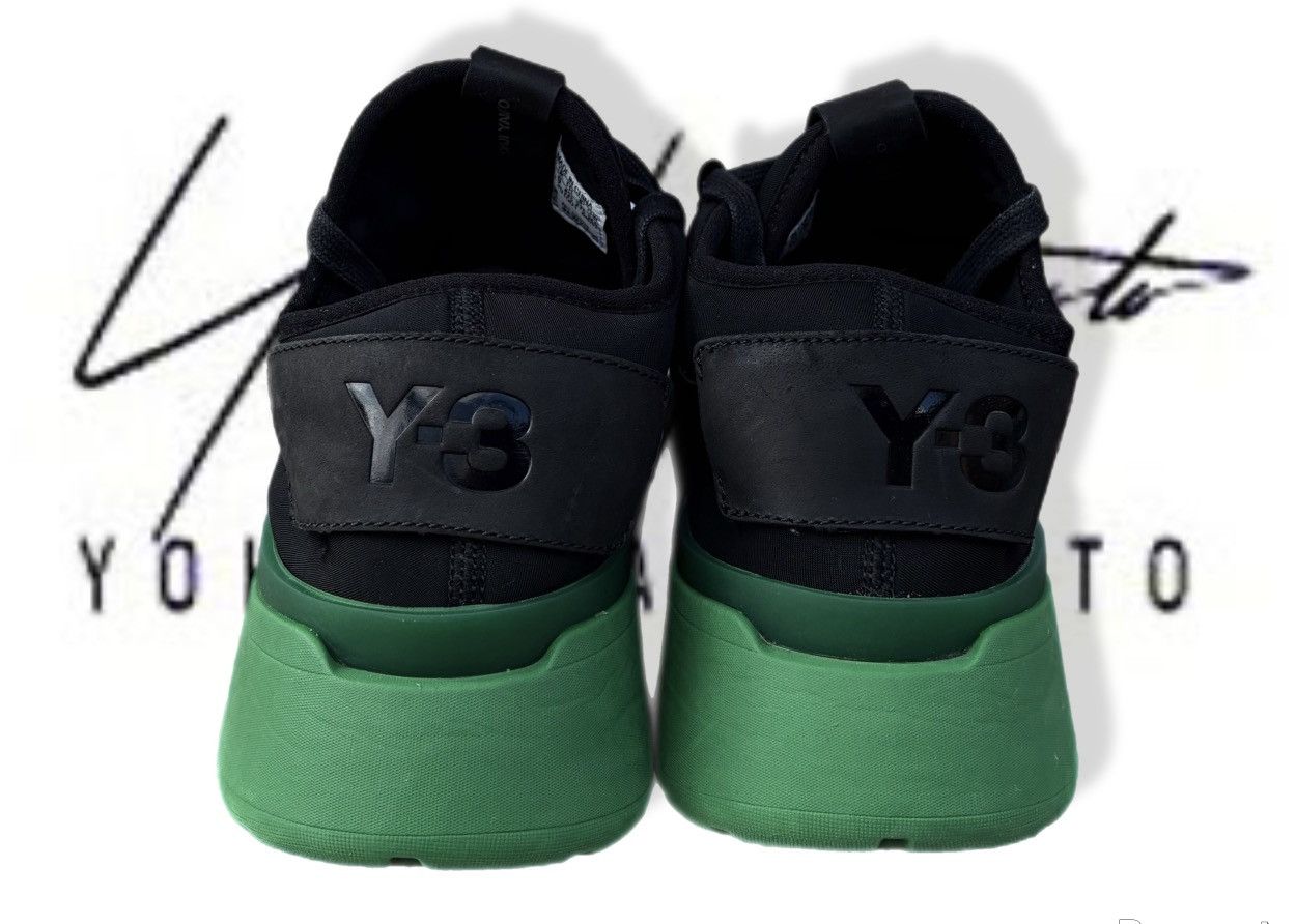 Adidas × Y-3 Adidas Y-3 Yohji Yamamoto Ayero Black Green Sneakers Low Size US 9.5 / EU 42-43 - 4 Thumbnail