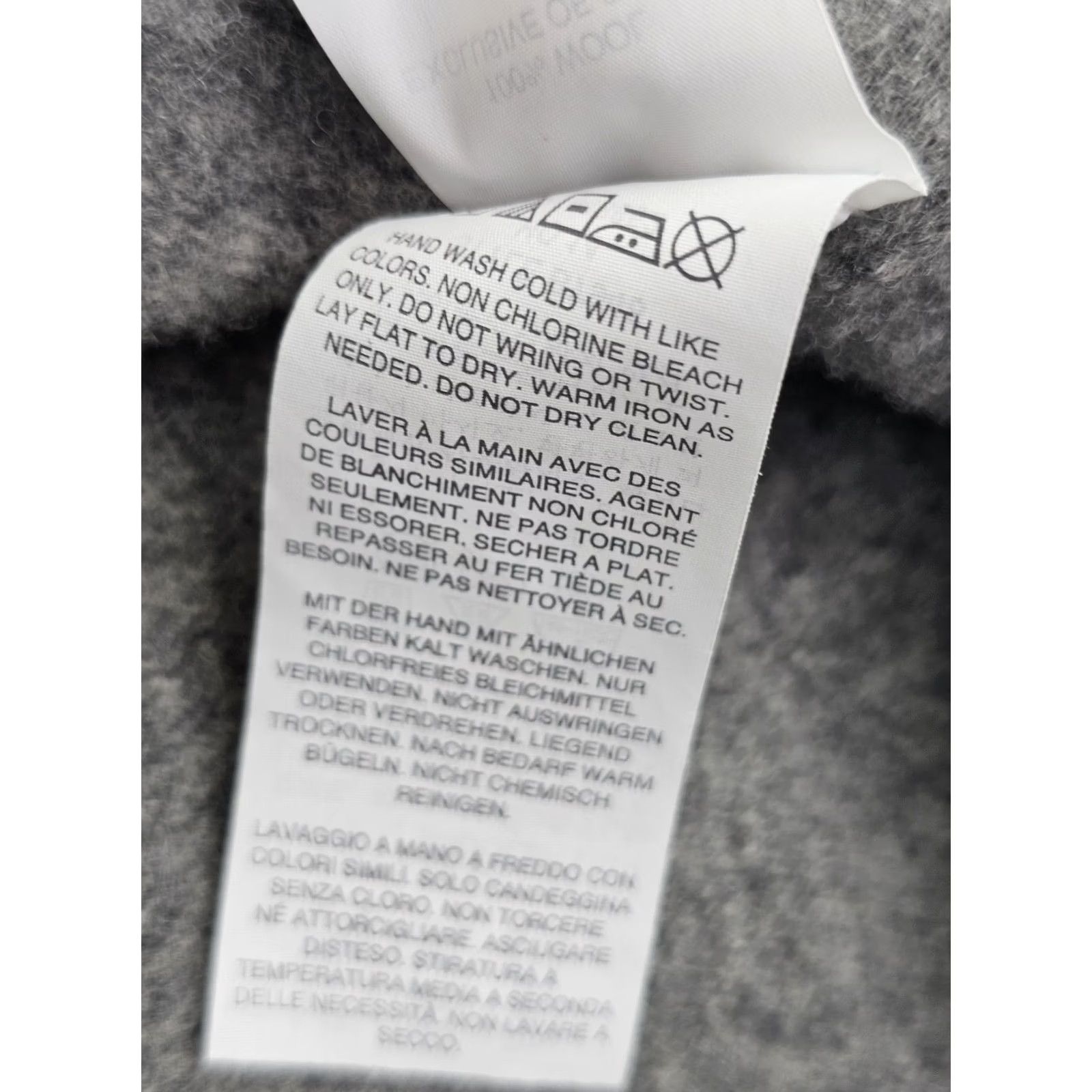 J.Crew J. Crew 100% Wool Pullover Crew Neck Sweater Women L Gray Pink Braid Rhinestone Shirt Adult L Gray Wool Crew Neck Rhinestone Size L / US 10 / IT 46 - 5 Thumbnail