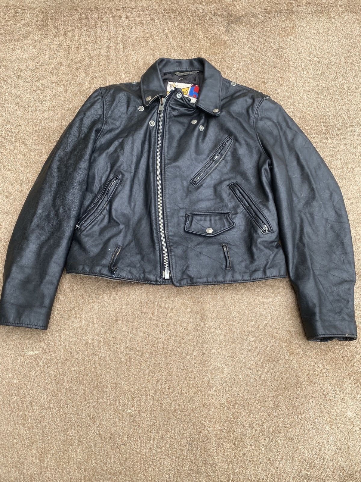 Schott × Vintage Vintage schott perfector double colar leather jacket Size US M / EU 48-50 / 2 - 18 Thumbnail