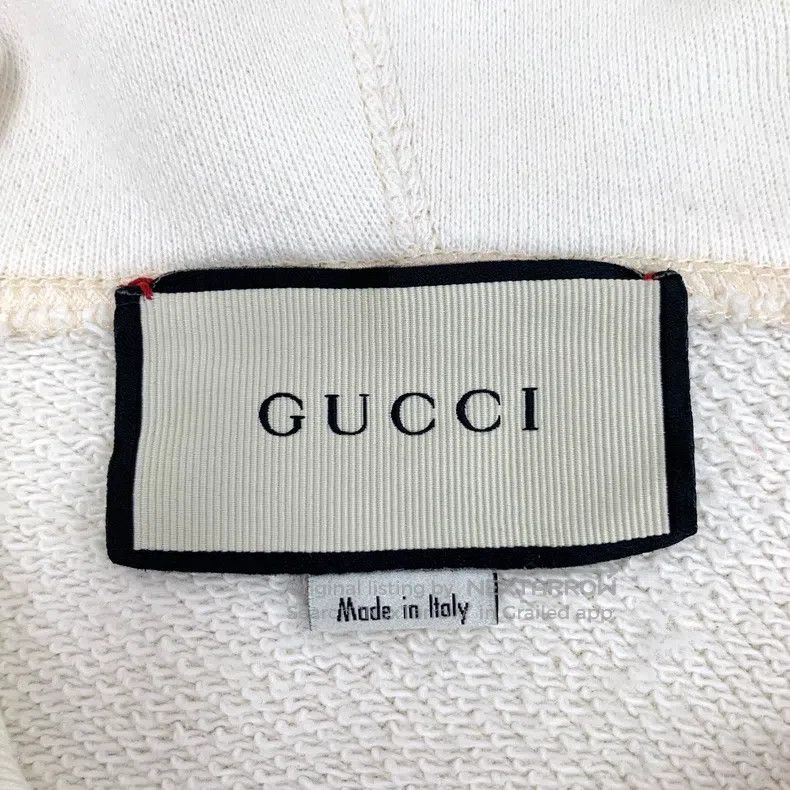 Gucci gucci Beige logo letter cat sequin cotton hooded drawstrin Size US XS / EU 42 / 0 - 5 Thumbnail