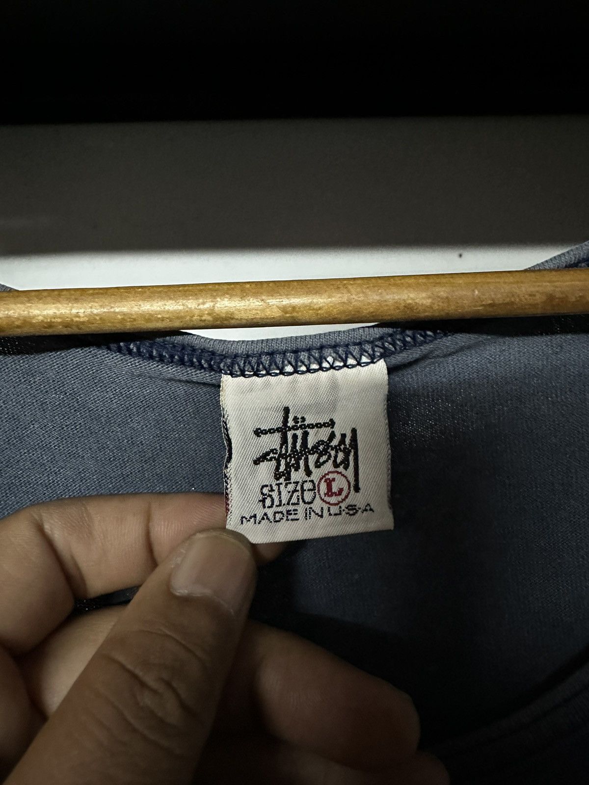 Stussy Vintage 90s Stussy Signature Tank Top Sun Faded Tee Size US L / EU 52-54 / 3 - 7 Thumbnail